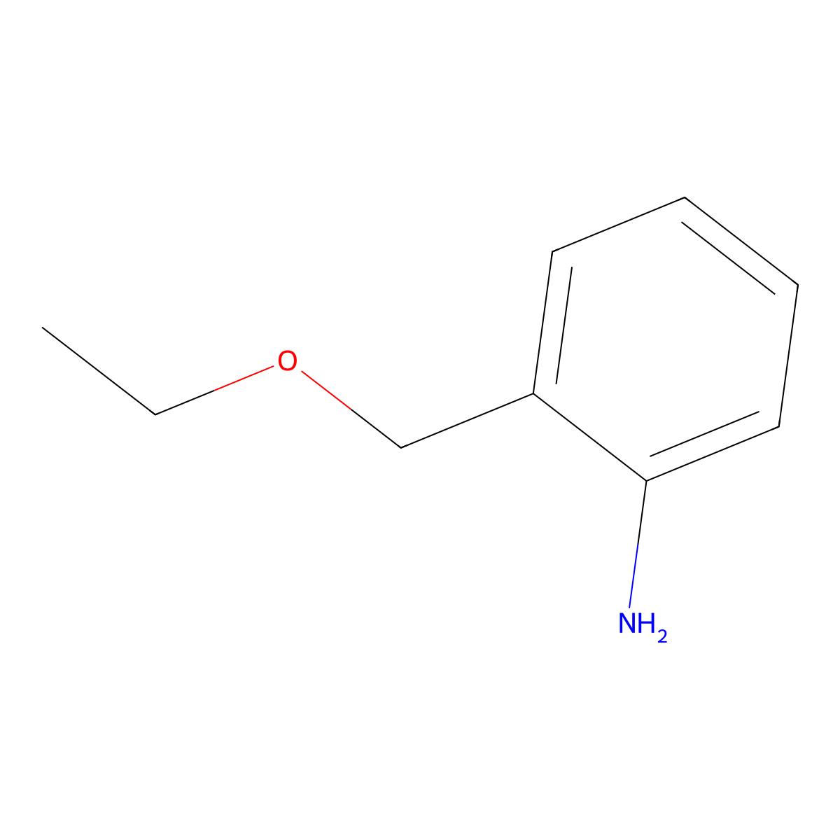 2-(Ethoxymethyl)aniline molecular structure, CAS 80171-91-1