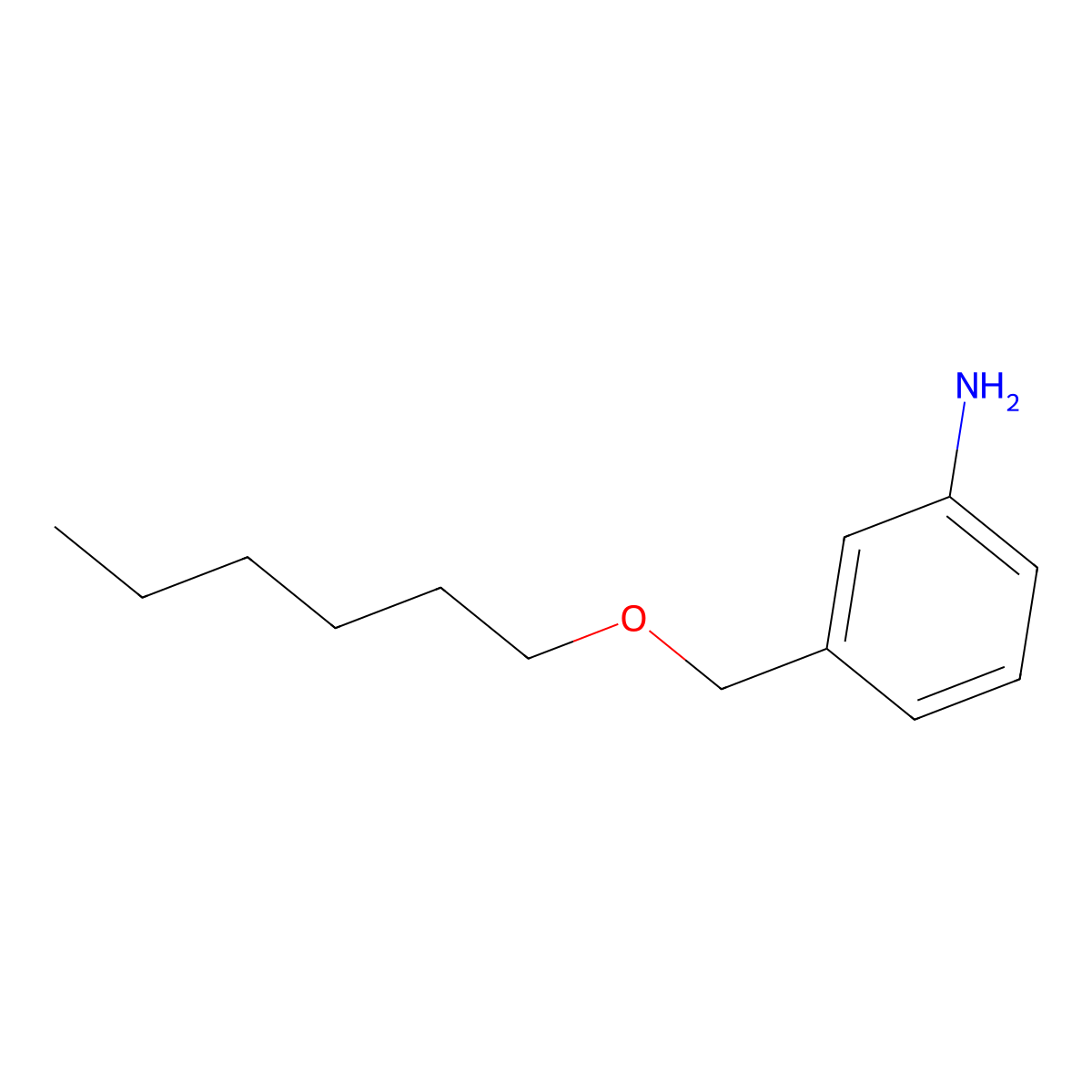 3-[(Hexyloxy)methyl]aniline molecular structure, CAS 80172-00-5
