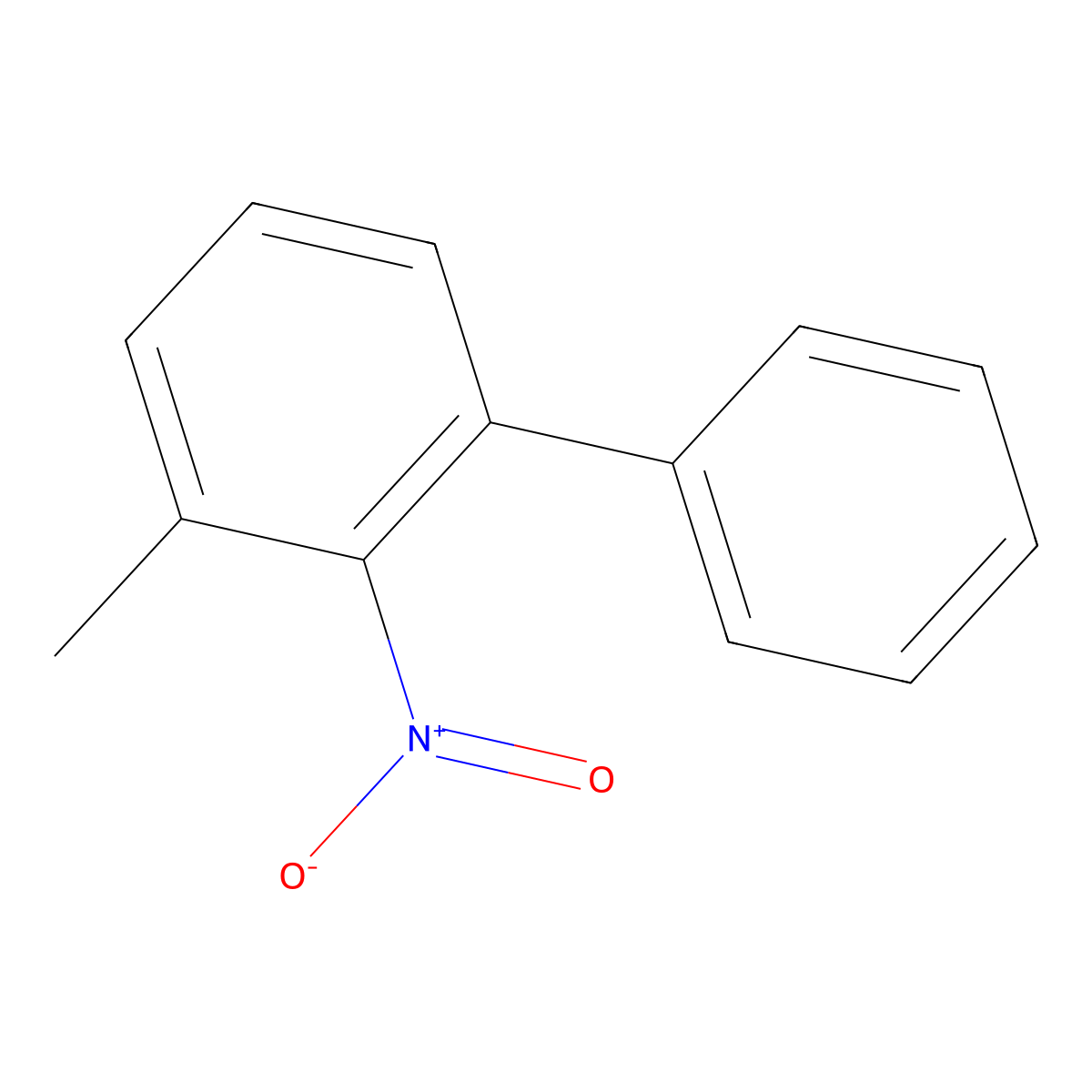 3-Methyl-2-nitro-1,1'-biphenyl molecular structure, CAS 80182-39-4