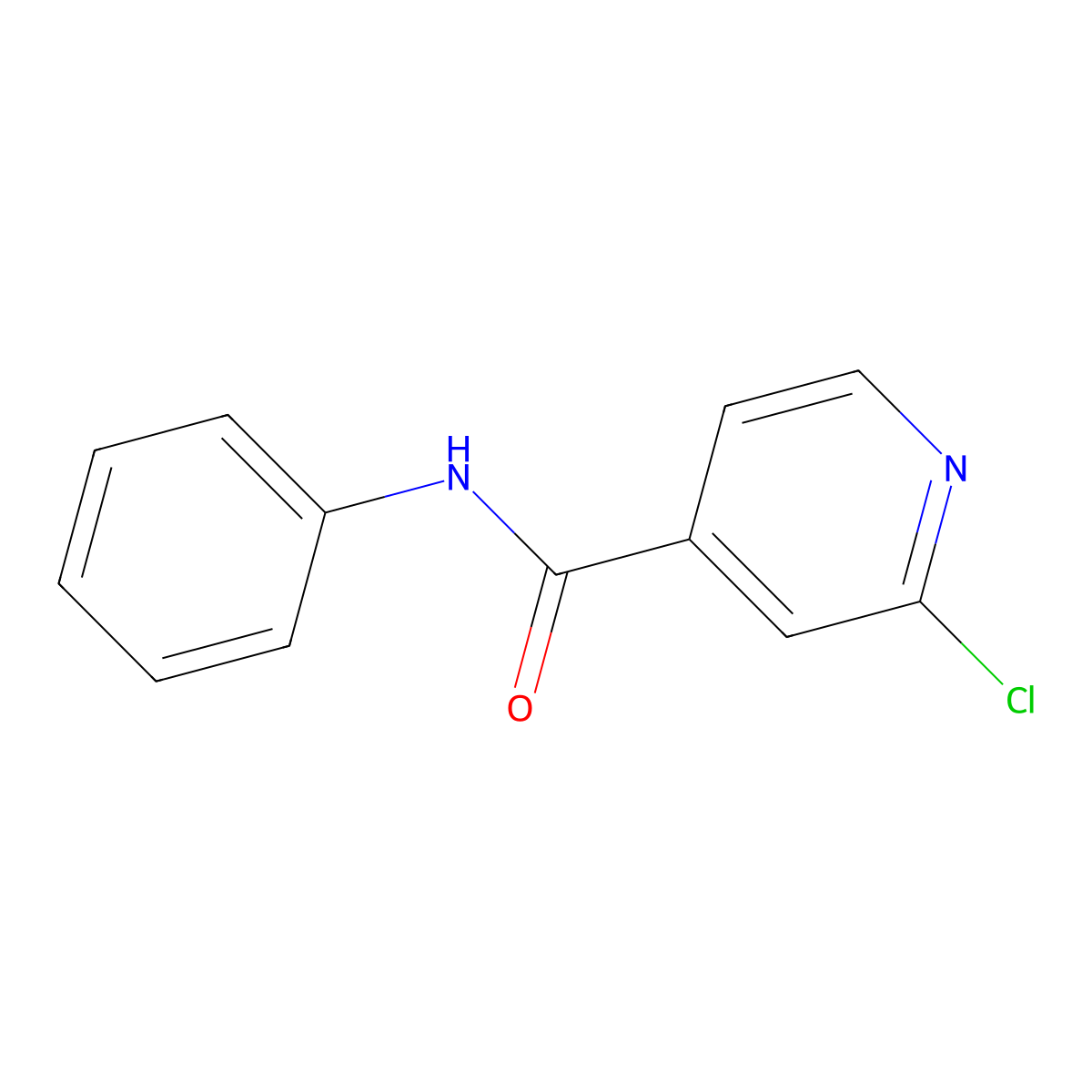 2-Chloro-N-phenylpyridine-4-carboxamide molecular structure, CAS 80194-83-8