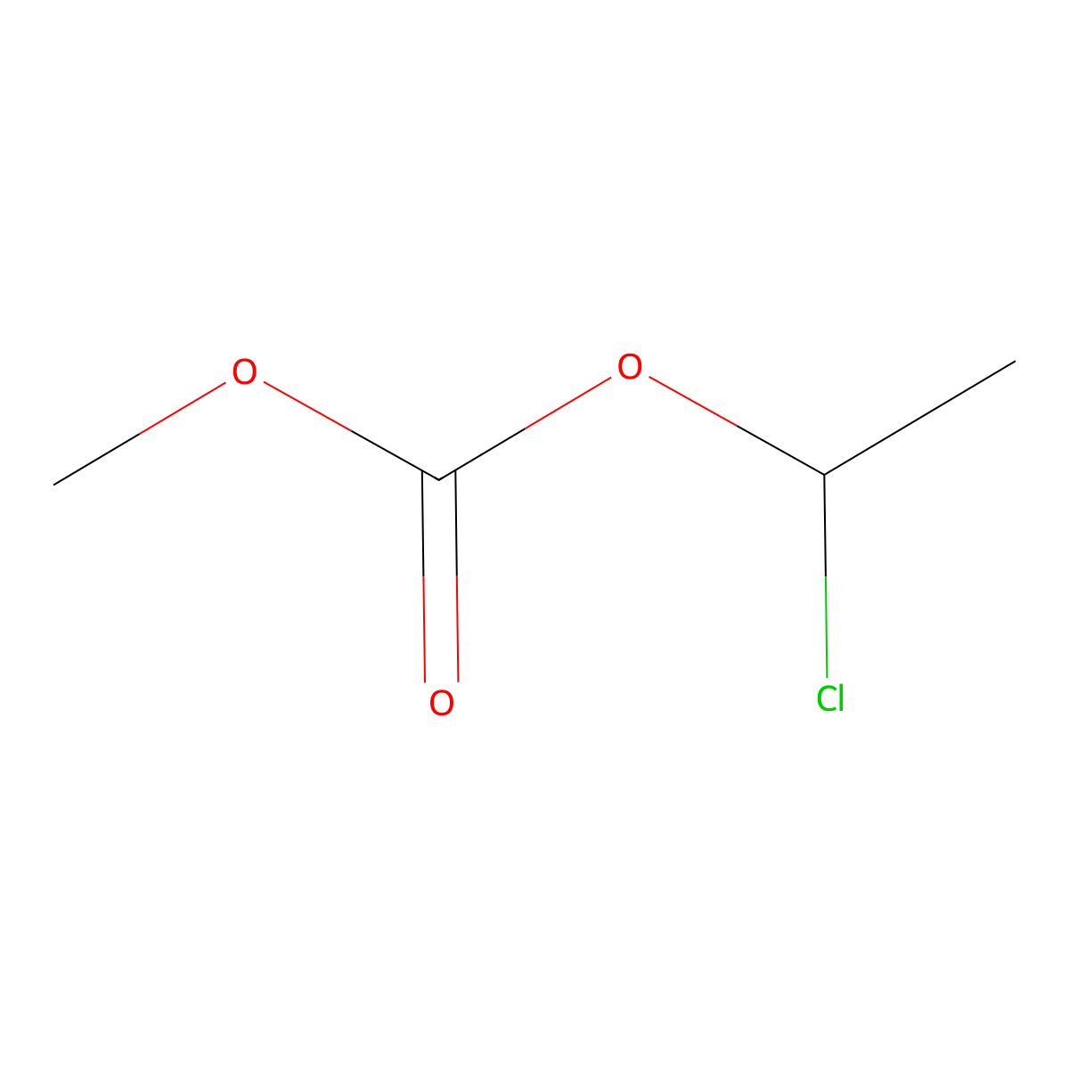 1-Chloroethyl methyl carbonate molecular structure, CAS 80196-03-8