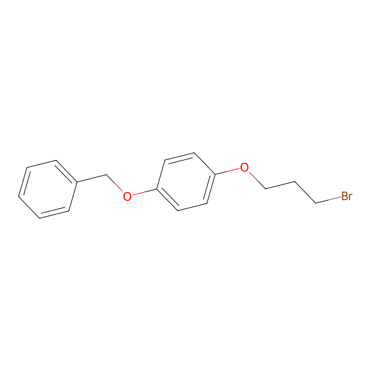1-(Benzyloxy)-4-(3-bromopropoxy)benzene molecular structure, CAS 80199-92-4