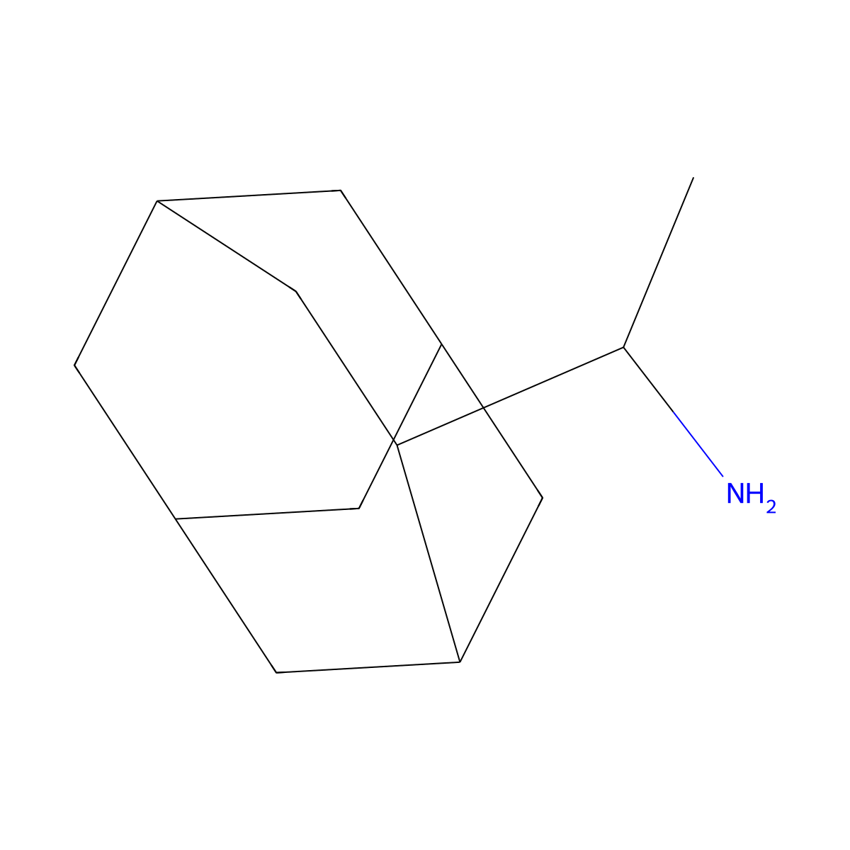 1-{Tricyclo[4.3.1.1,3,8]undecan-4-yl}ethan-1-amine molecular structure, CAS 802037-37-2