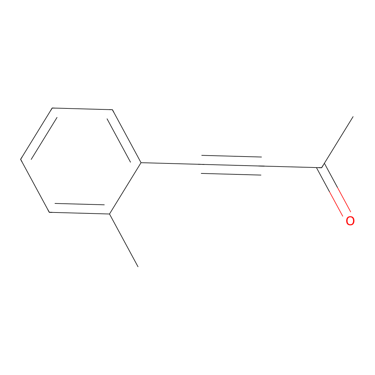4-(2-Methylphenyl)but-3-yn-2-one molecular structure, CAS 80221-01-8