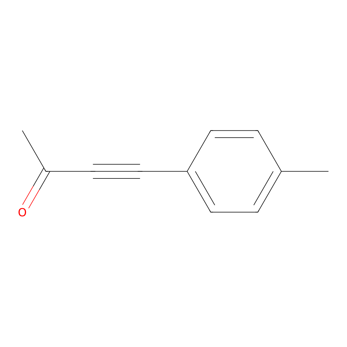 4-(4-Methylphenyl)-3-butyn-2-one molecular structure, CAS 80221-02-9