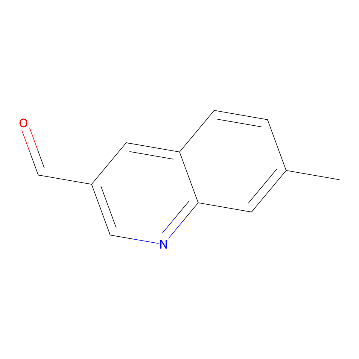 7-Methylquinoline-3-carbaldehyde molecular structure, CAS 80231-38-5