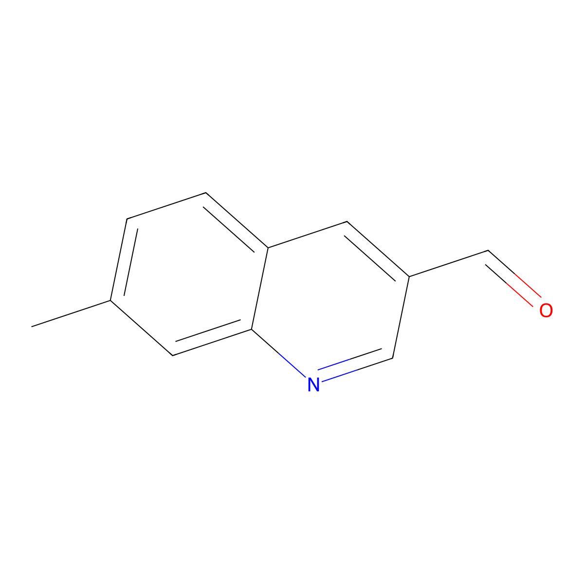 7-Methylquinoline-3-carbaldehyde molecular structure, CAS 80231-38-5