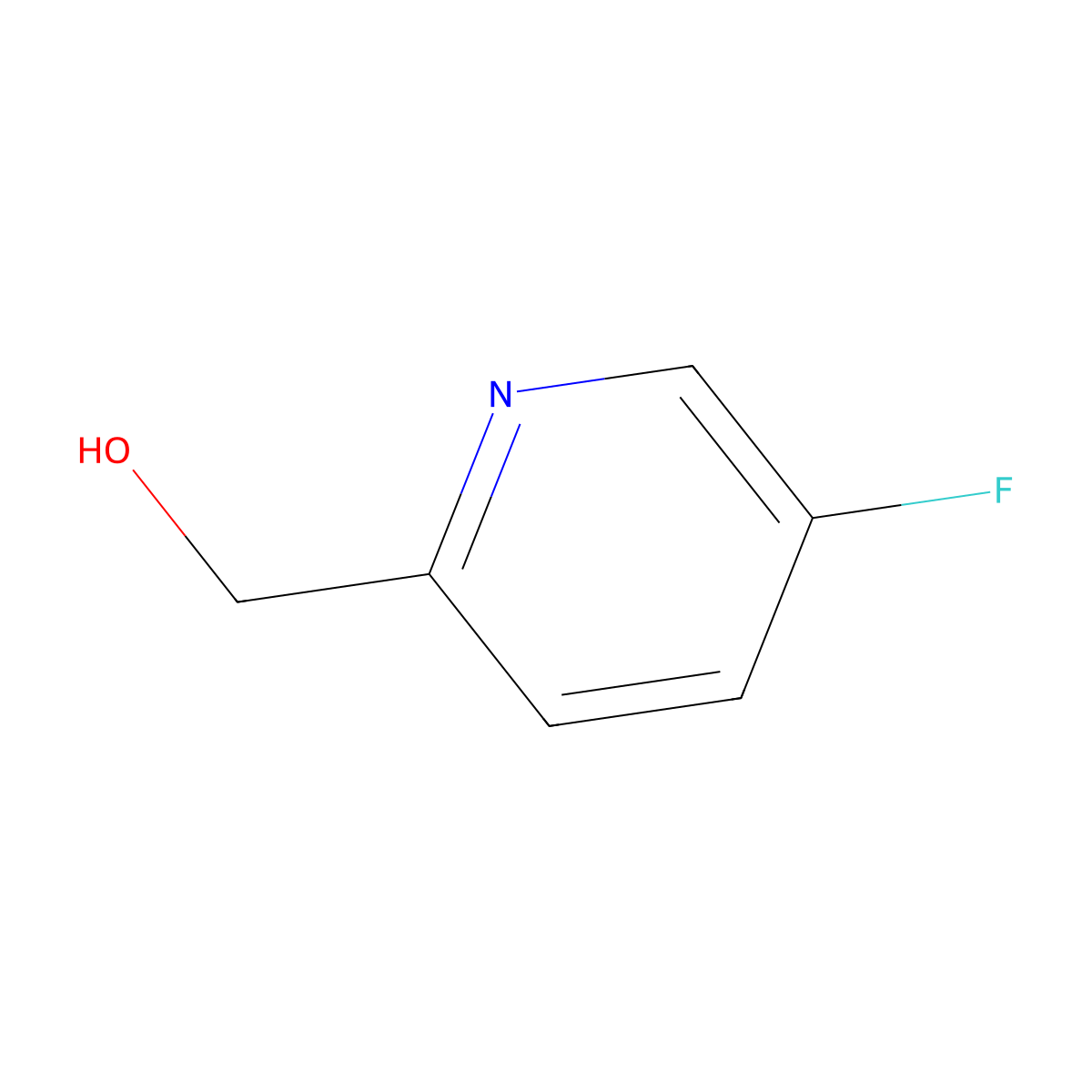 (5-Fluoropyridin-2-yl)methanol molecular structure, CAS 802325-29-7