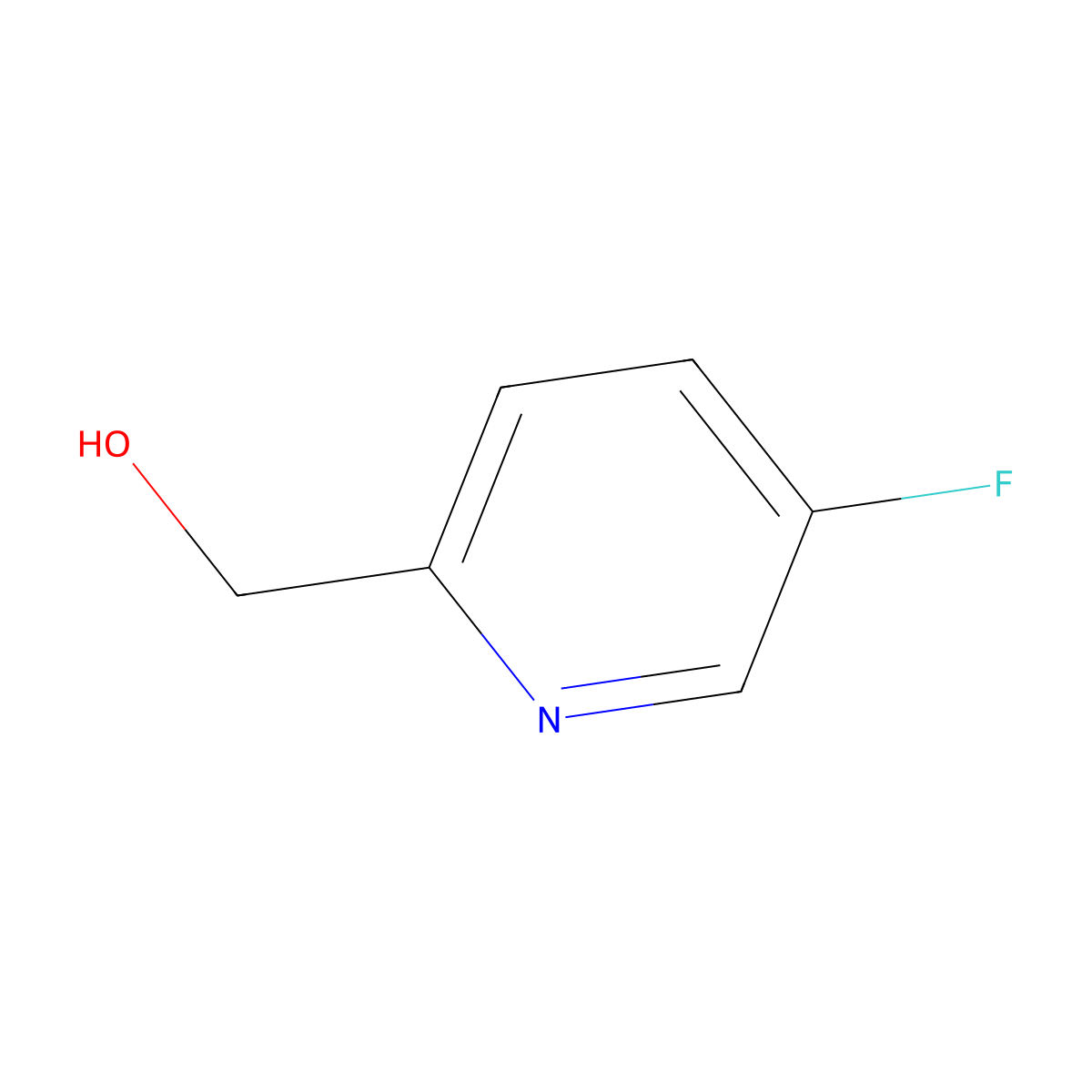 (5-Fluoropyridin-2-yl)methanol molecular structure, CAS 802325-29-7