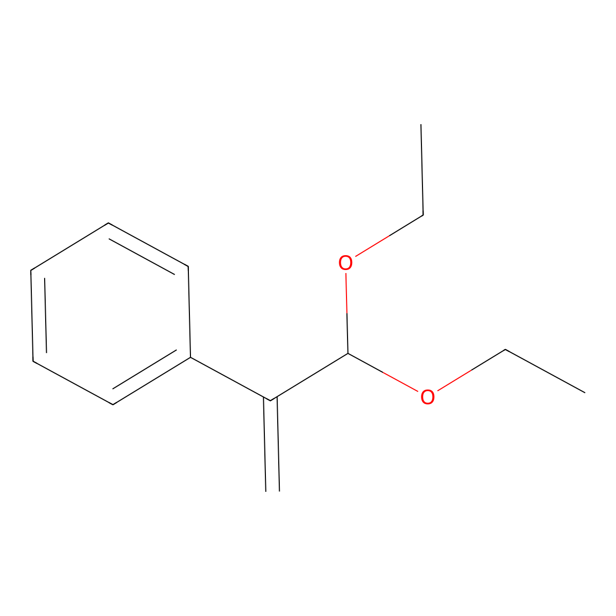 Atropaldehyde diethyl acetal molecular structure, CAS 80234-04-4