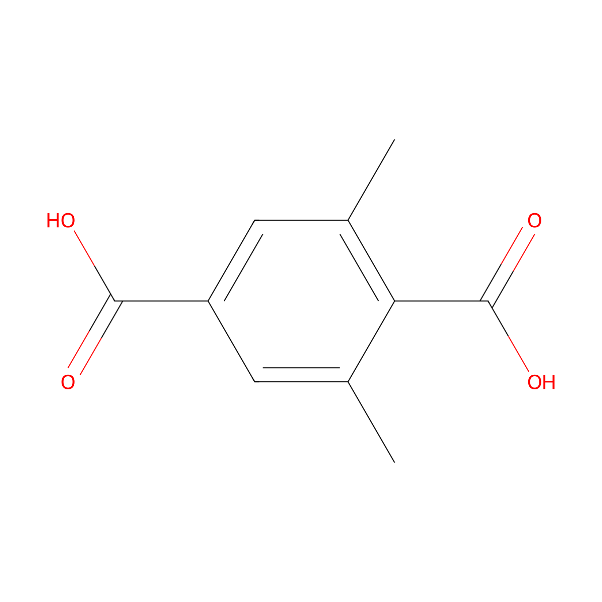 2,6-Dimethylterephthalic acid molecular structure, CAS 80238-12-6