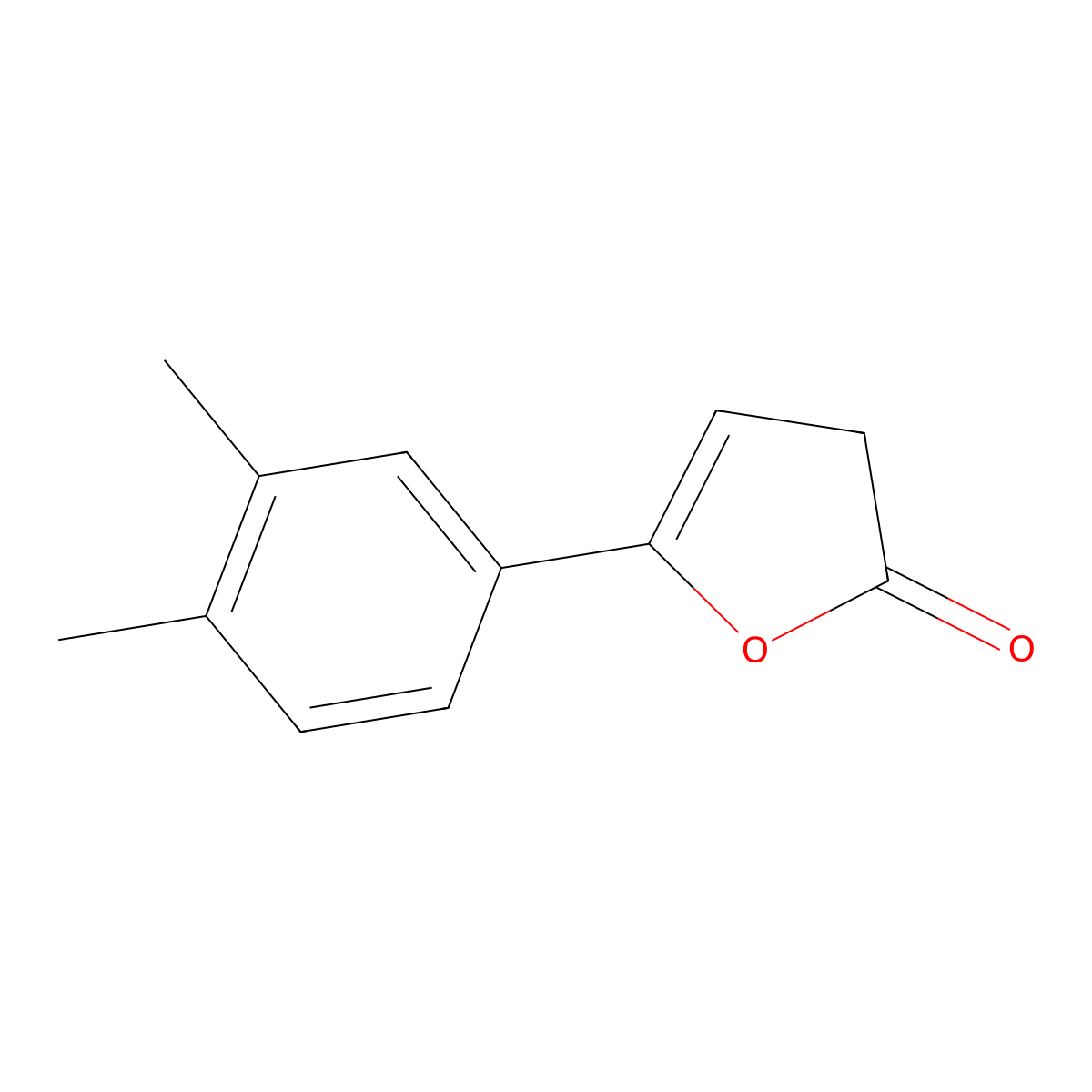 5-(3,4-Dimethylphenyl)furan-2(3H)-one molecular structure, CAS 80241-35-6
