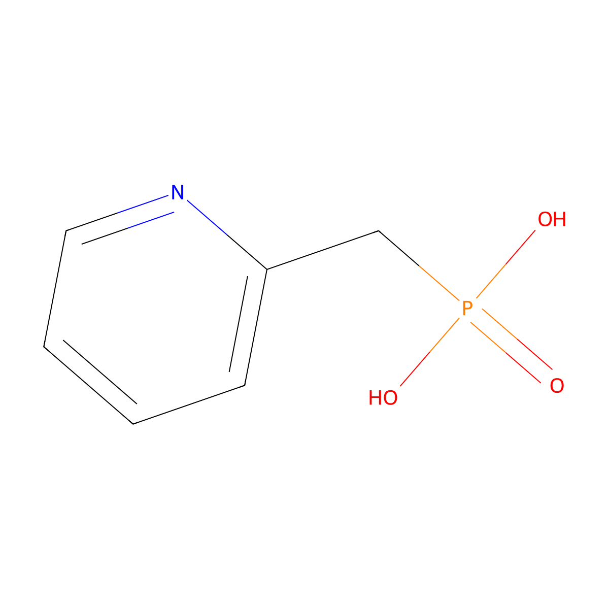 (Pyridin-2-ylmethyl)phosphonic Acid molecular structure, CAS 80241-45-8