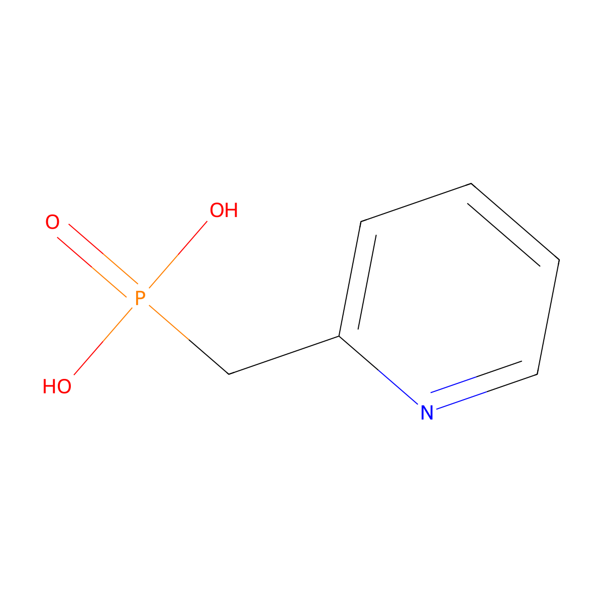 (Pyridin-2-ylmethyl)phosphonic Acid molecular structure, CAS 80241-45-8