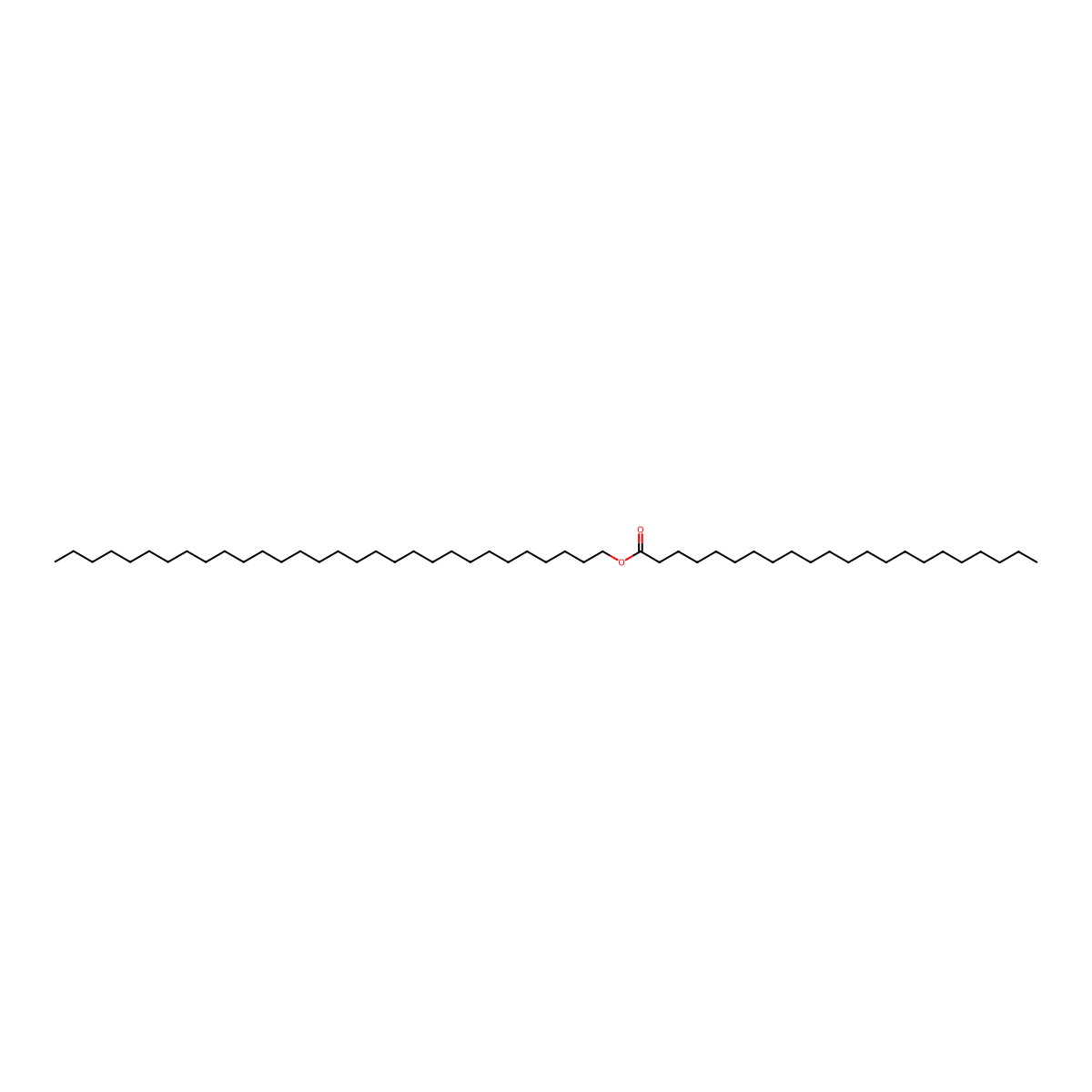 Docosanoic acid, triacontyl ester molecular structure, CAS 80252-39-7