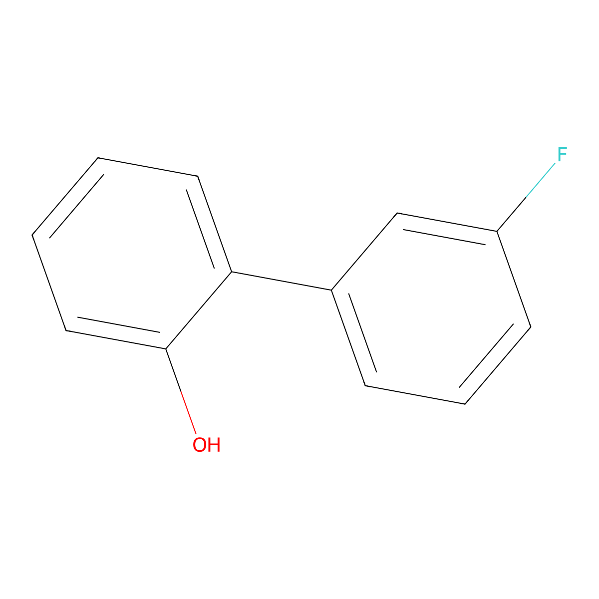 2-(3-Fluorophenyl)phenol molecular structure, CAS 80254-61-1