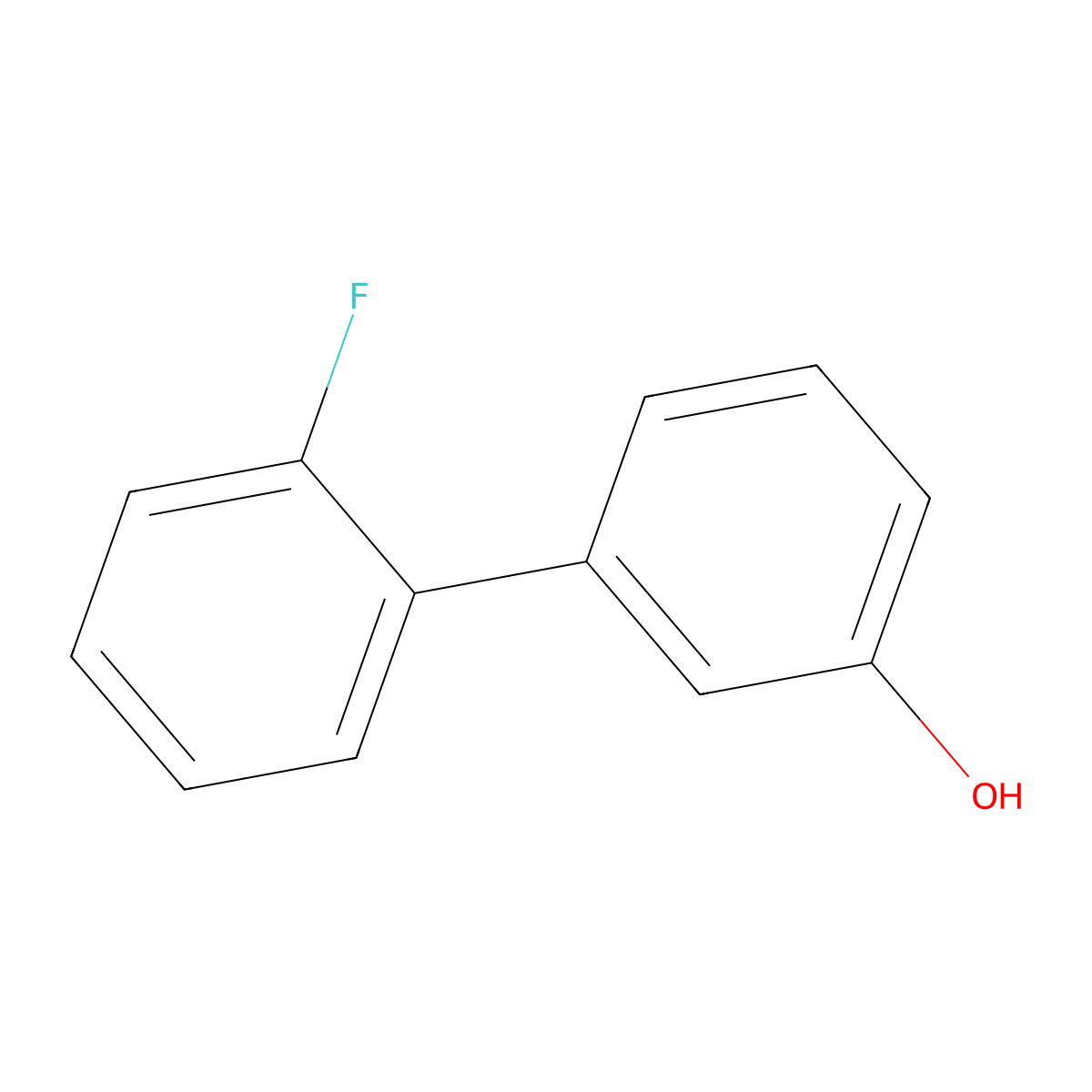 3-(2-Fluorophenyl)phenol molecular structure, CAS 80254-63-3