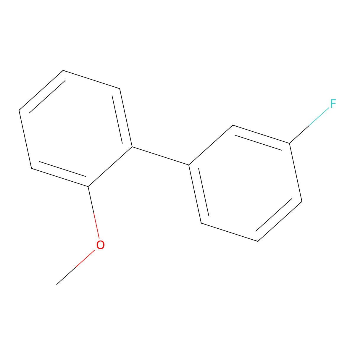 3'-Fluoro-2-methoxy-1,1'-biphenyl molecular structure, CAS 80254-66-6