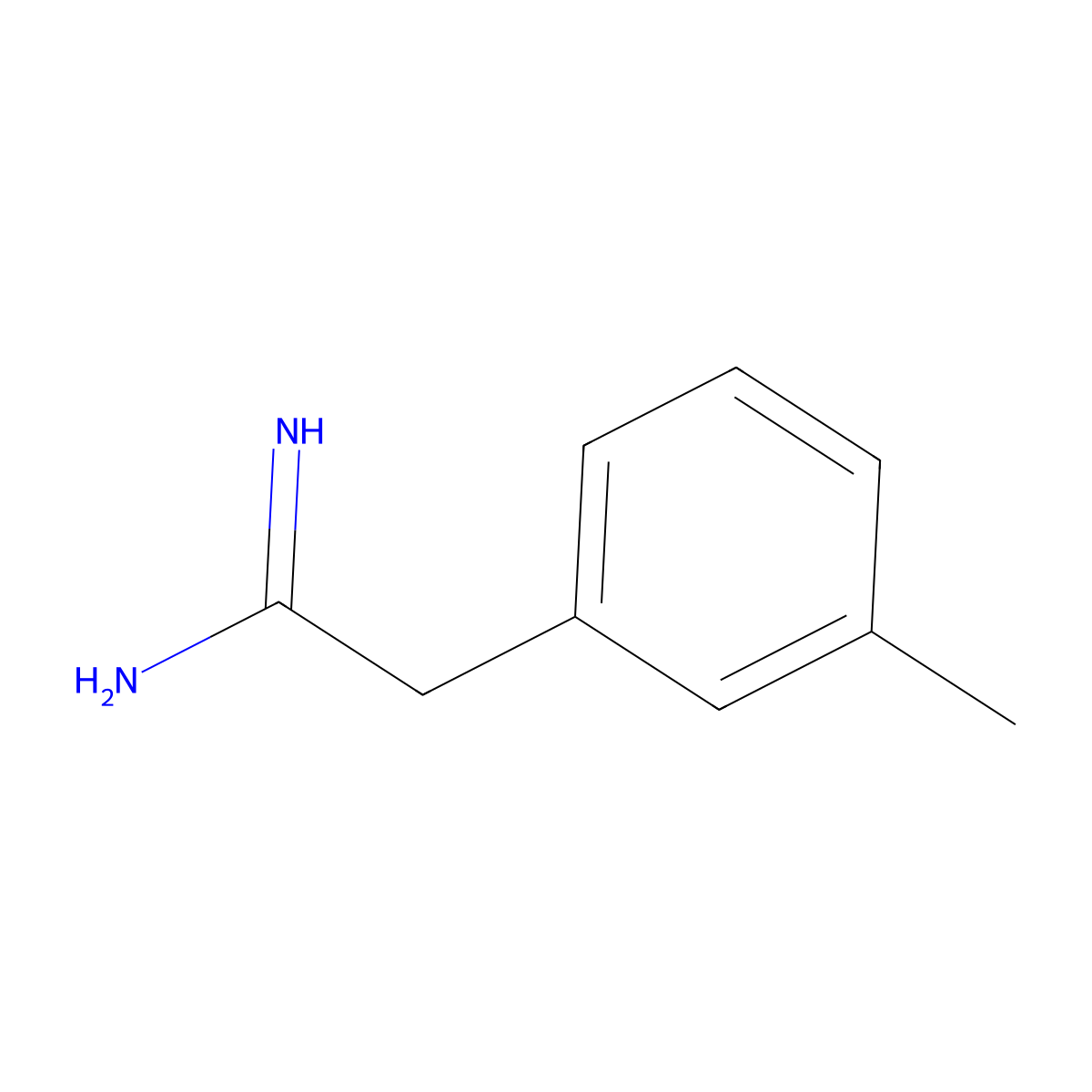 2-(3-Methylphenyl)ethanimidamide molecular structure, CAS 802557-83-1