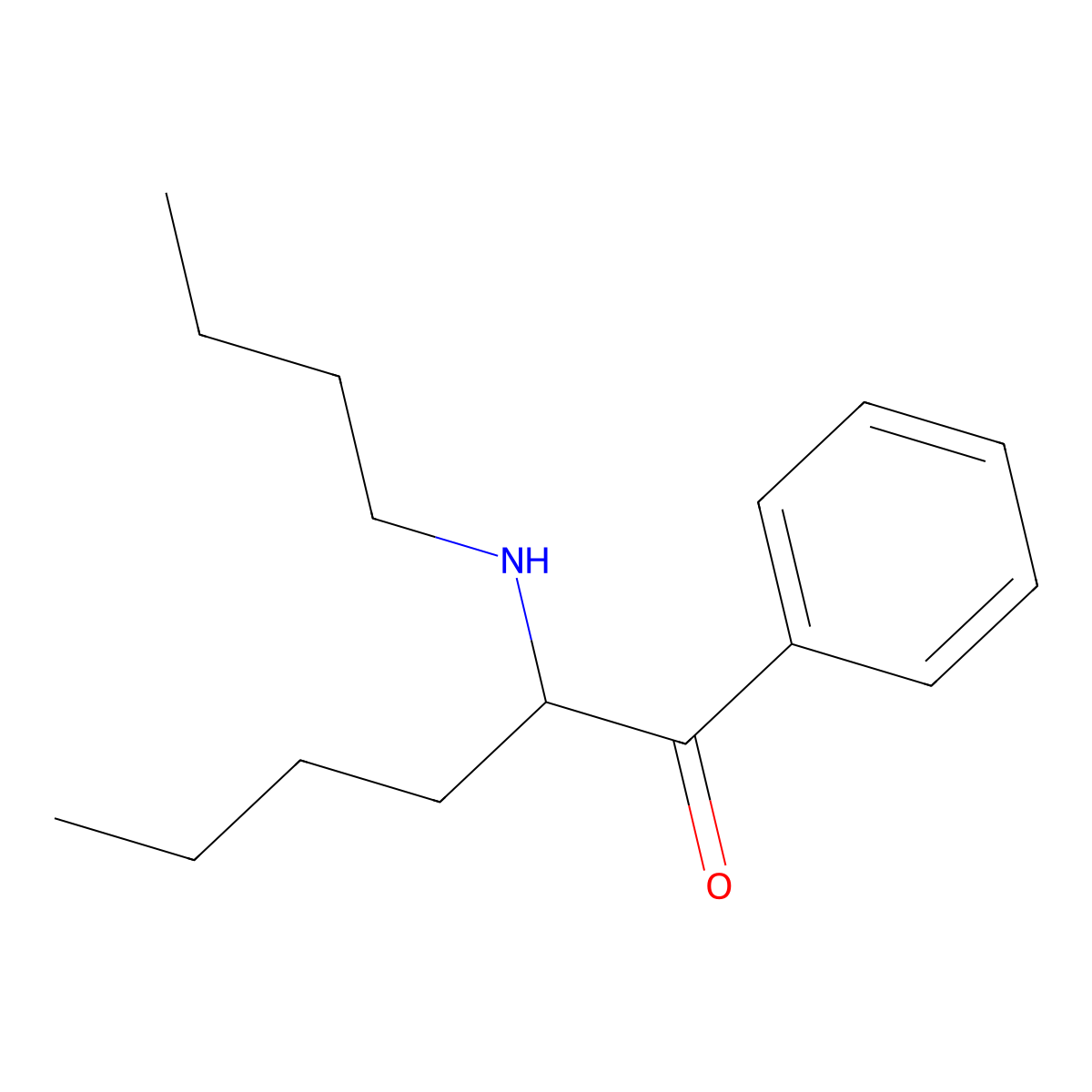 n-Butylhexedrone molecular structure, CAS 802576-87-0