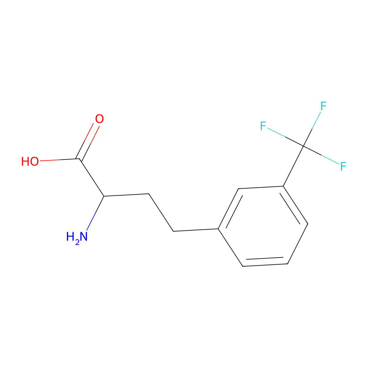 2-Amino-4-(3-trifluoromethyl-phenyl)-butyric acid molecular structure, CAS 802584-61-8
