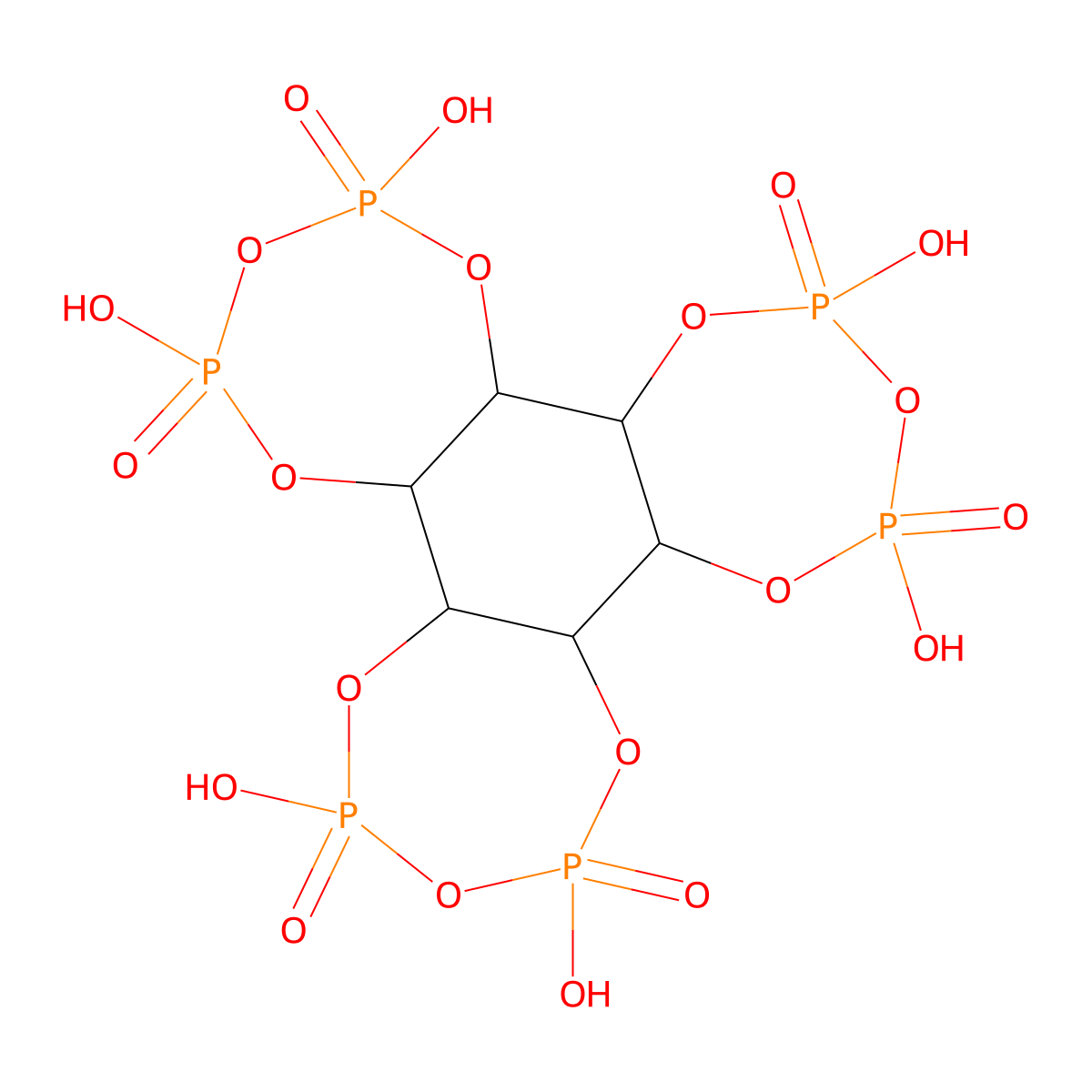 Myo-inositol trispyrophosphate molecular structure, CAS 802590-64-3