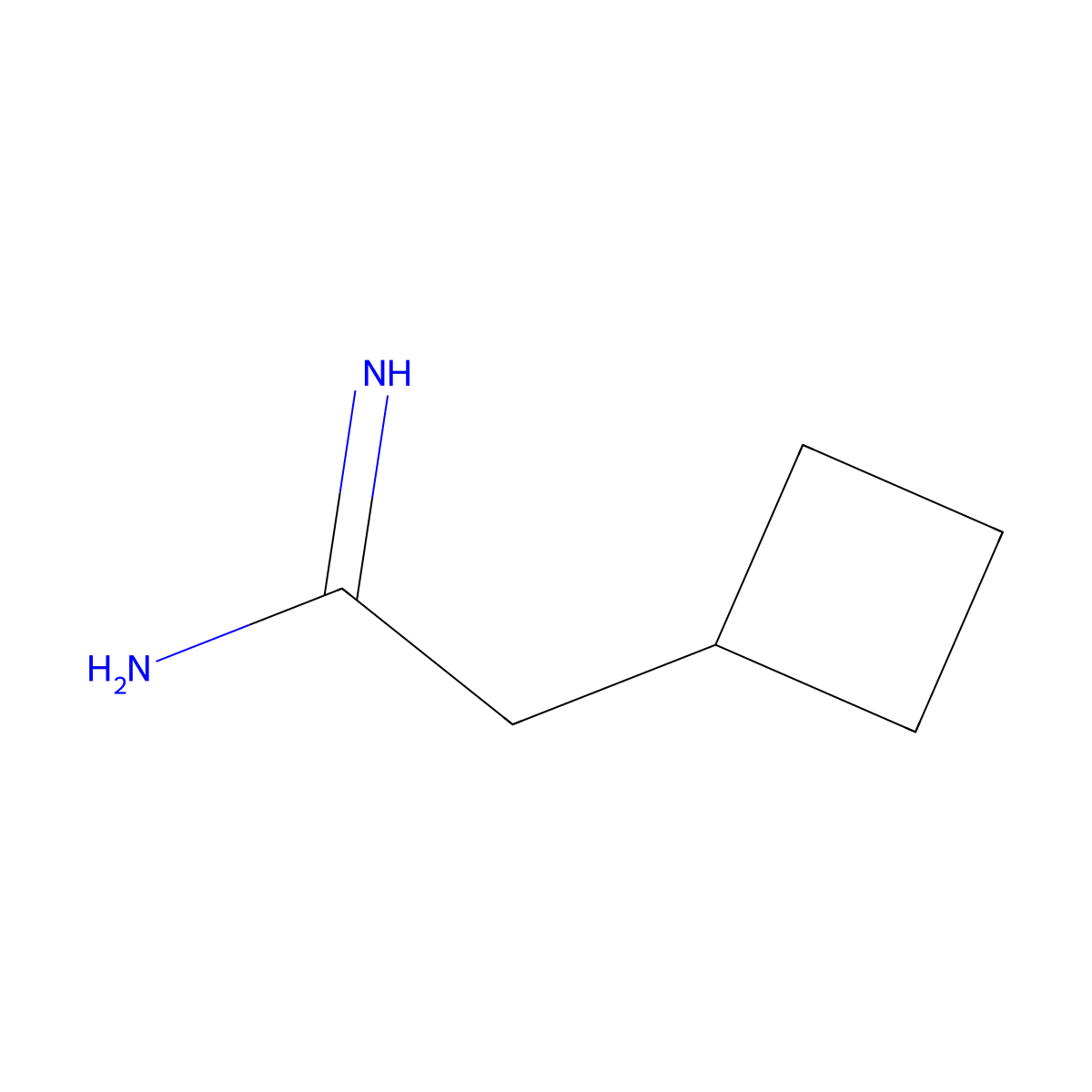 2-Cyclobutylacetimidamide molecular structure, CAS 802592-65-0