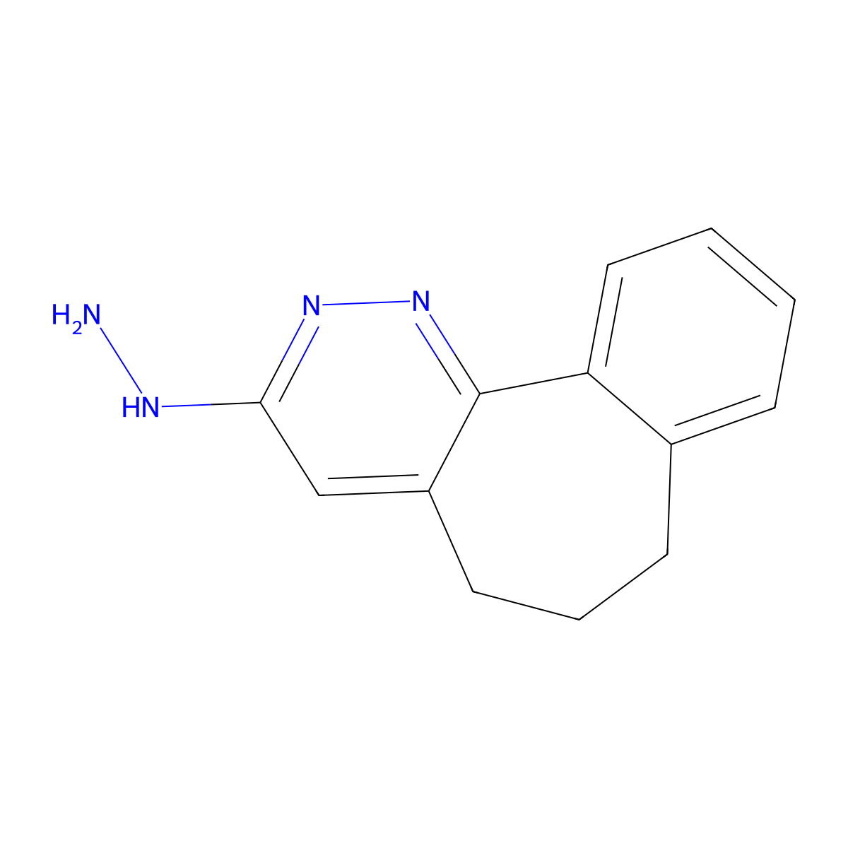 3-Hydrazino-6,7-dihydro-5h-benzo[6,7]cyclohepta[1,2-c]pyridazine molecular structure, CAS 802598-74-9