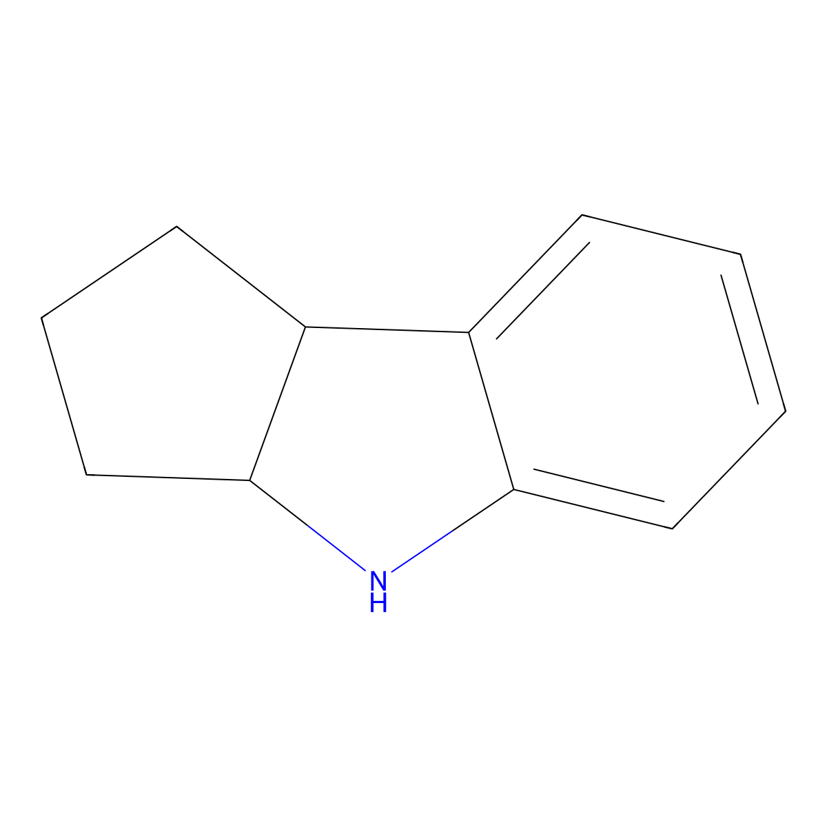1,2,3,3a,4,8b-Hexahydrocyclopenta[b]indole molecular structure, CAS 80278-94-0