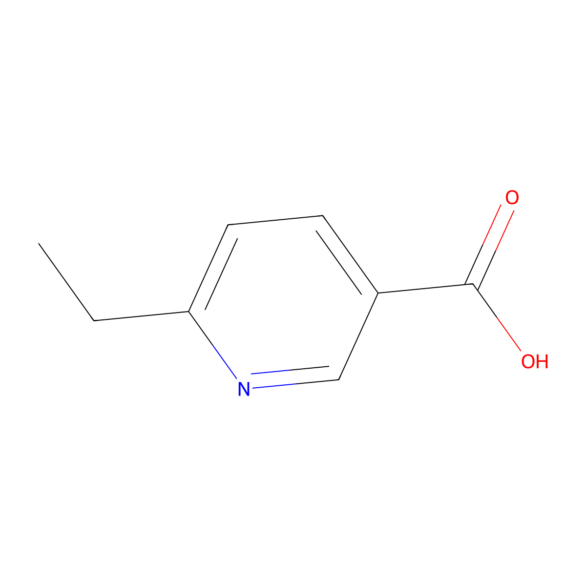 6-Ethylnicotinic acid molecular structure, CAS 802828-81-5