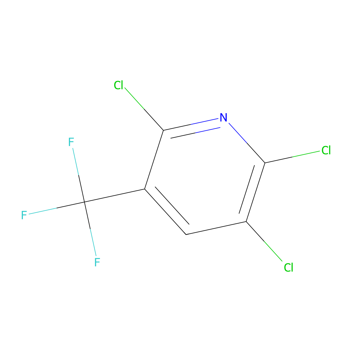2,3,6-Trichloro-5-(trifluoromethyl)pyridine molecular structure, CAS 80289-91-4