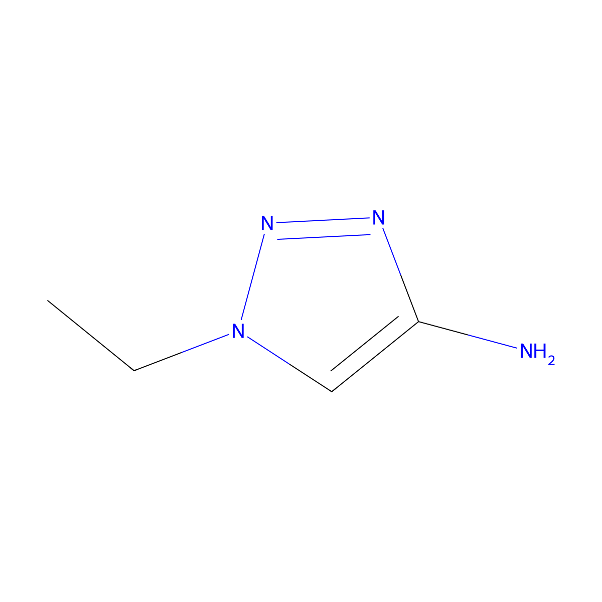 1-Ethyltriazol-4-amine molecular structure, CAS 802915-18-0