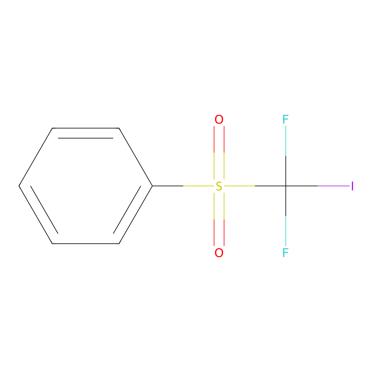 ((Difluoroiodomethyl)sulfonyl)benzene molecular structure, CAS 802919-90-0