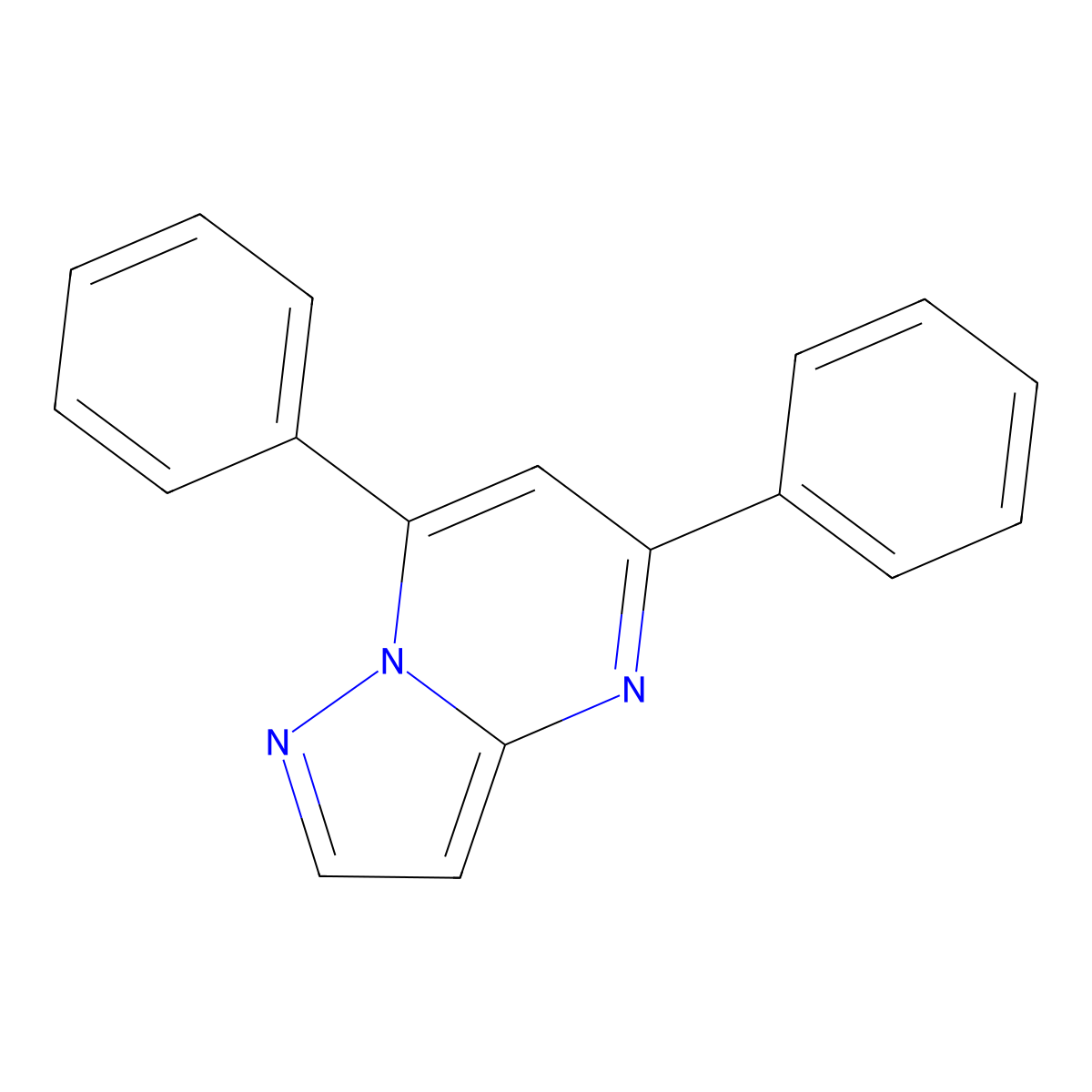 5,7-Diphenylpyrazolo[1,5-a]pyrimidine molecular structure, CAS 802983-90-0