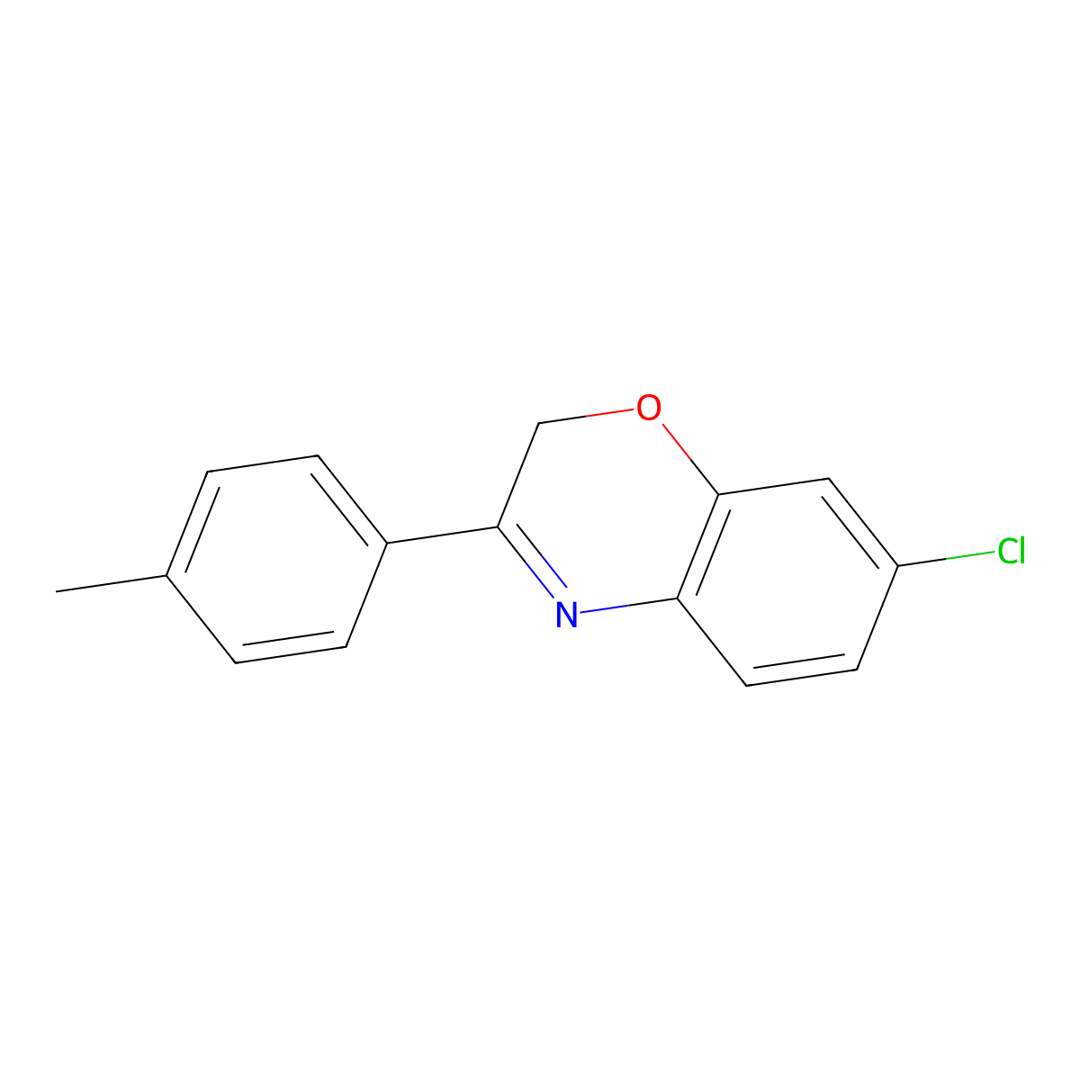 7-Chloro-3-(p-tolyl)-2H-benzo[b][1,4]oxazine molecular structure, CAS 80306-38-3