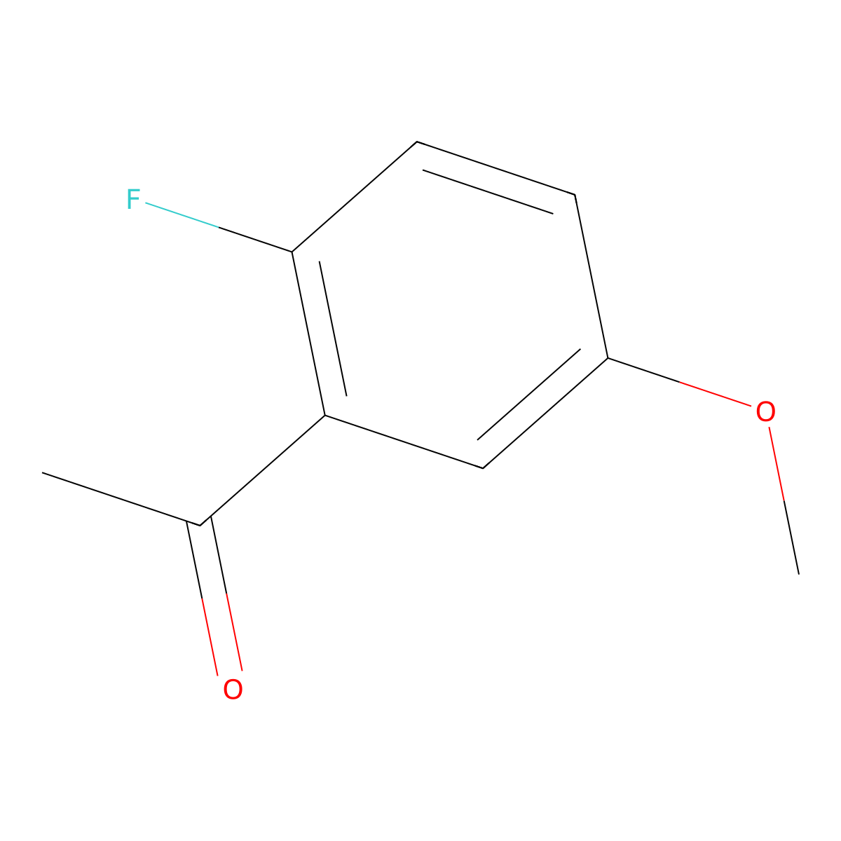 1-(2-Fluoro-5-methoxyphenyl)ethan-1-one molecular structure, CAS 80309-38-2
