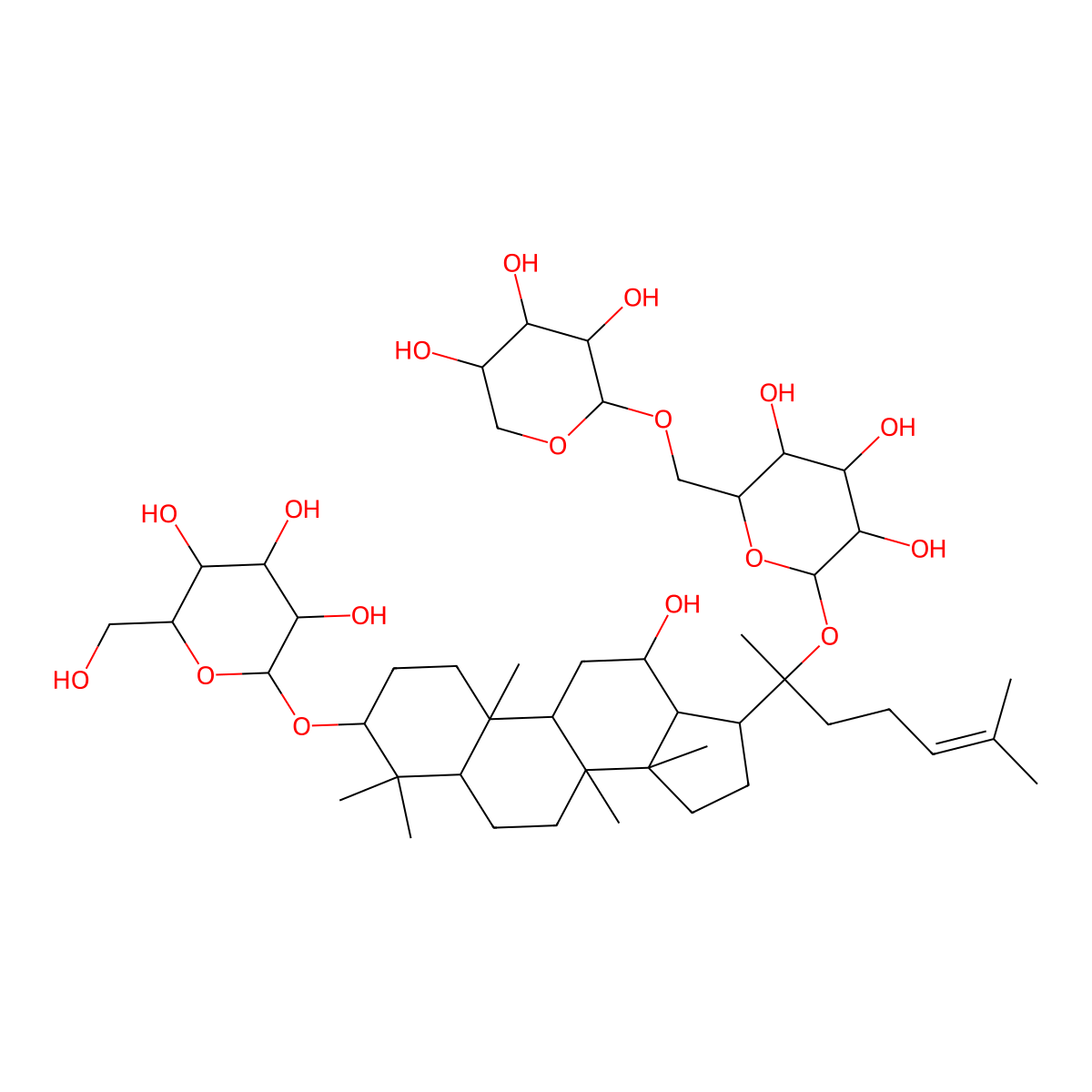 gypenoside IX molecular structure, CAS 80321-63-7