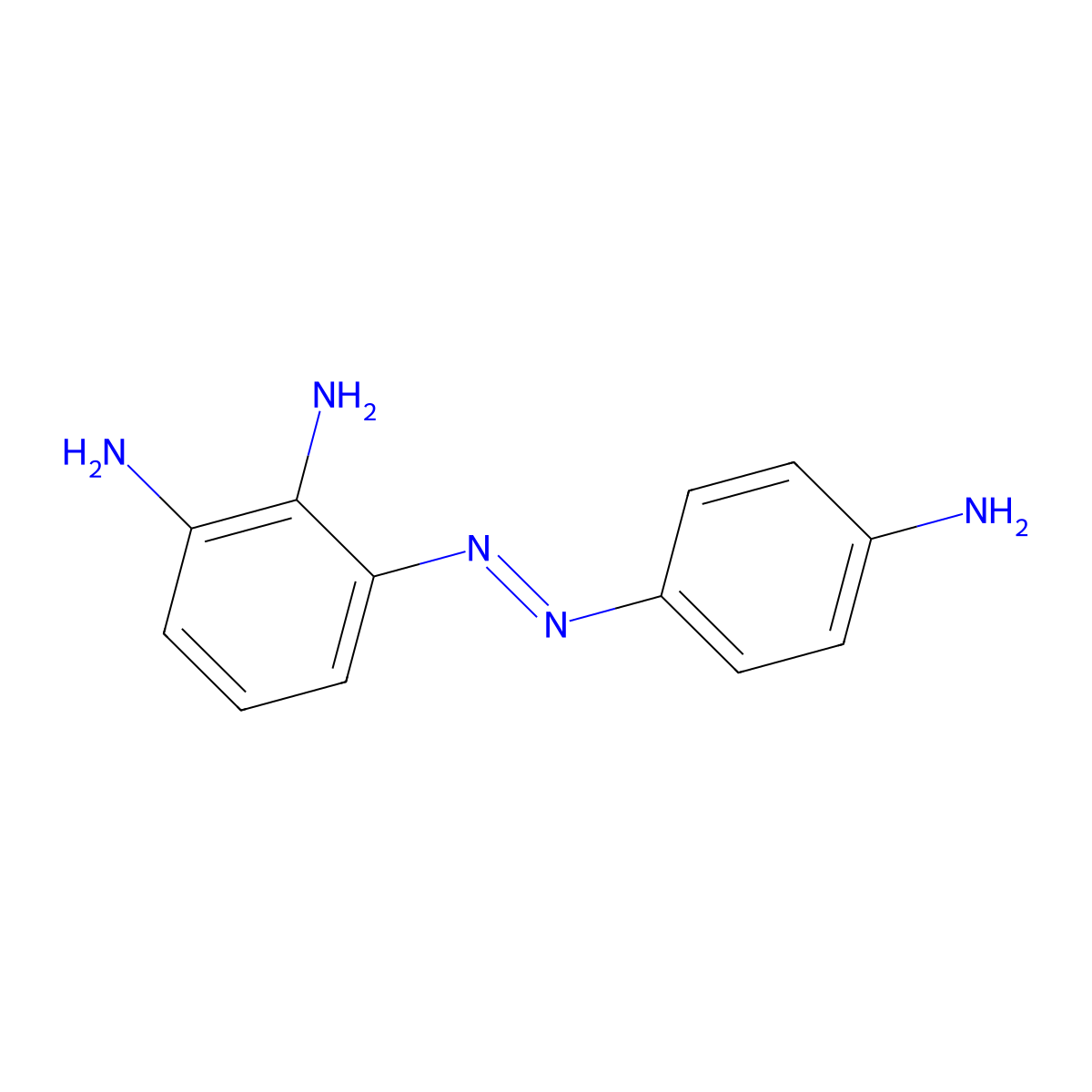 Bismark Brown molecular structure, CAS 80324-43-2