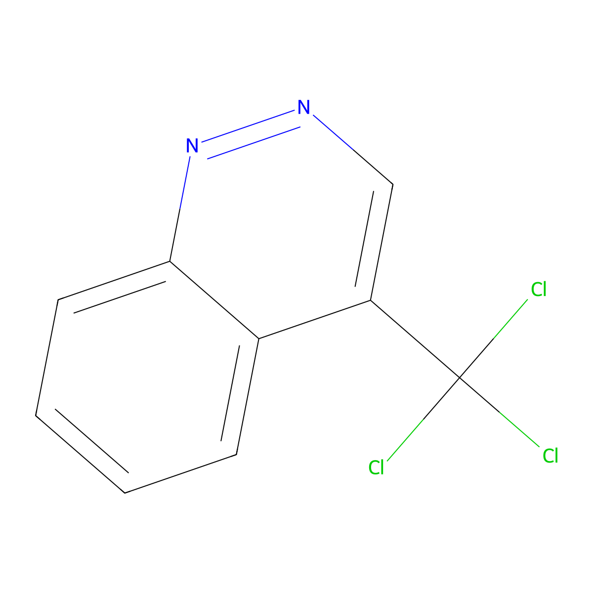 4-(Trichloromethyl)cinnoline molecular structure, CAS 80334-73-2