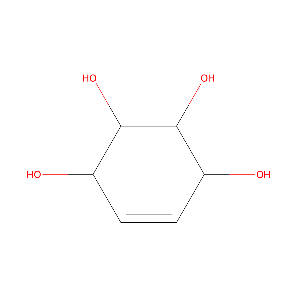 (-)-Conduritol B molecular structure, CAS 80338-90-5