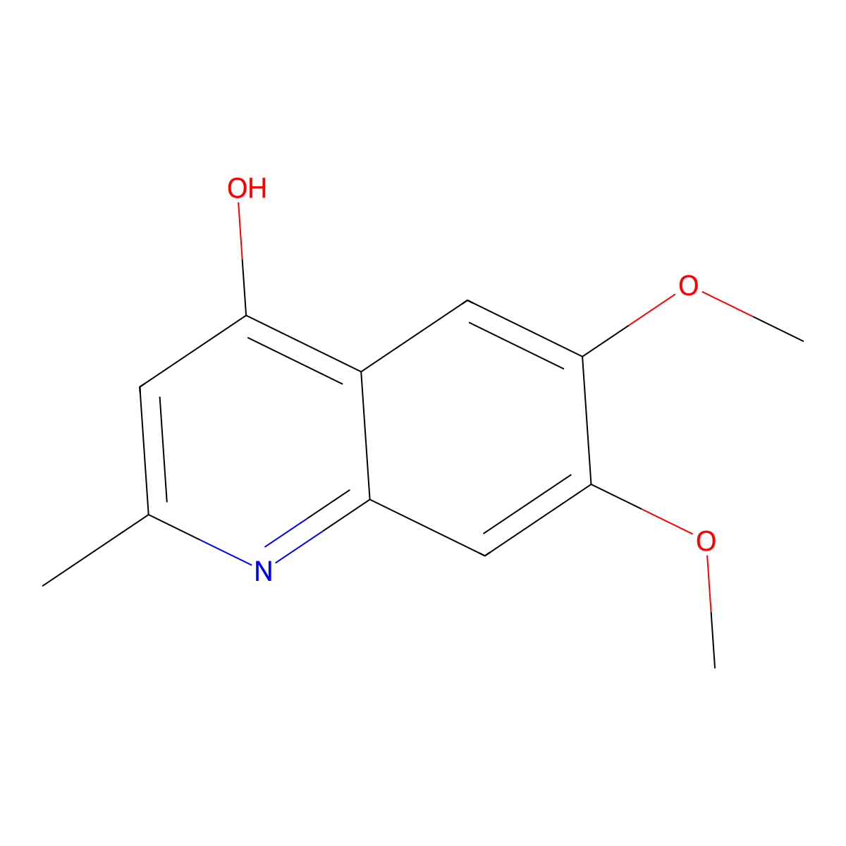 6,7-dimethoxy-2-methyl-1H-quinolin-4-one molecular structure, CAS 803630-29-7