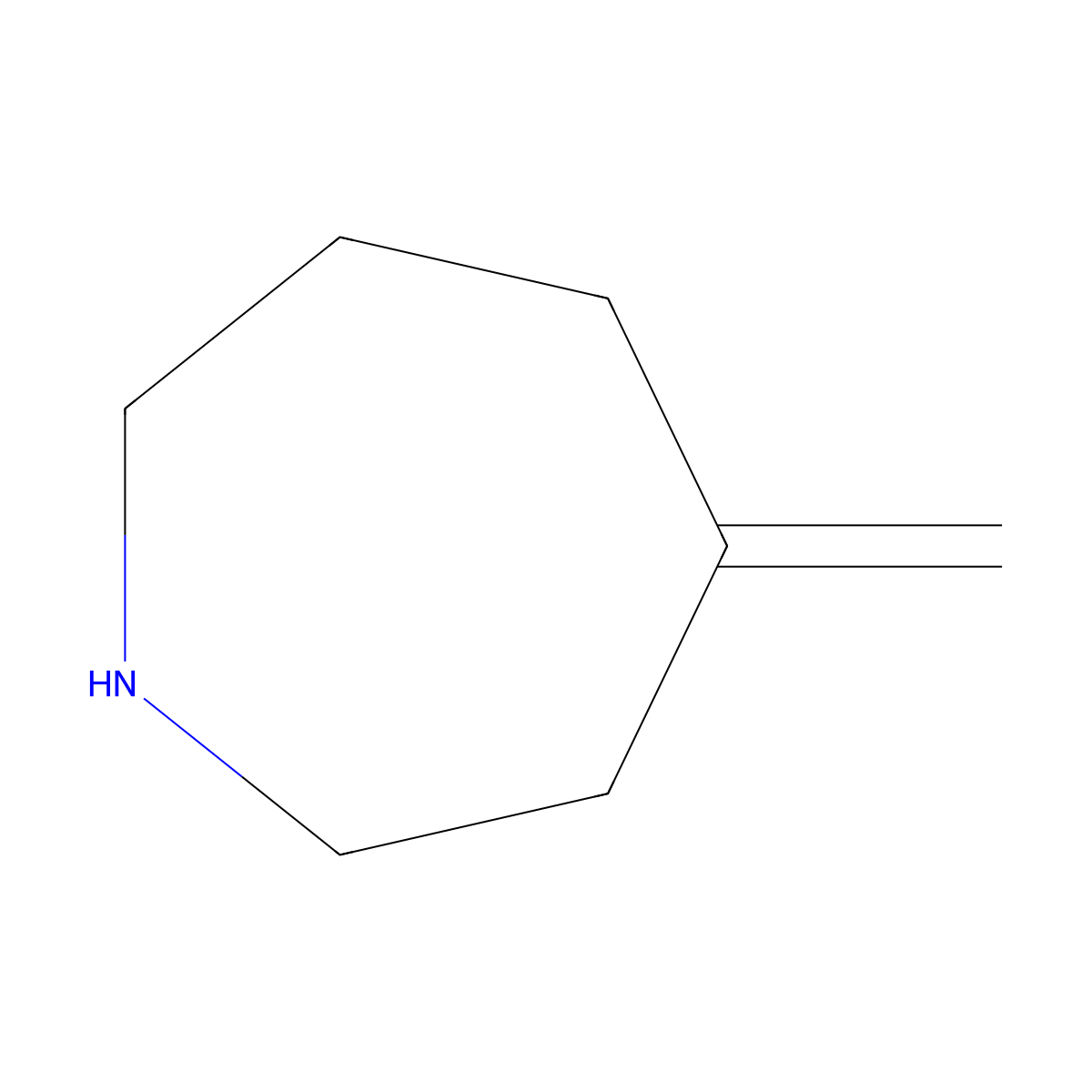 4-Methylideneazepane molecular structure, CAS 803634-54-0