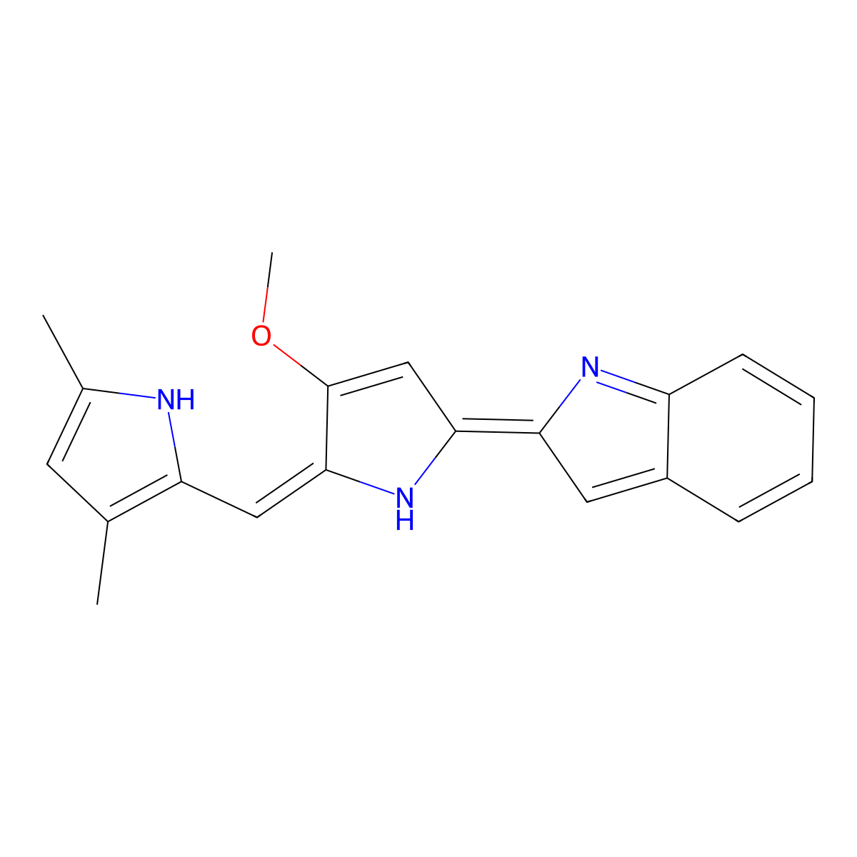 Obatoclax molecular structure, CAS 803712-67-6