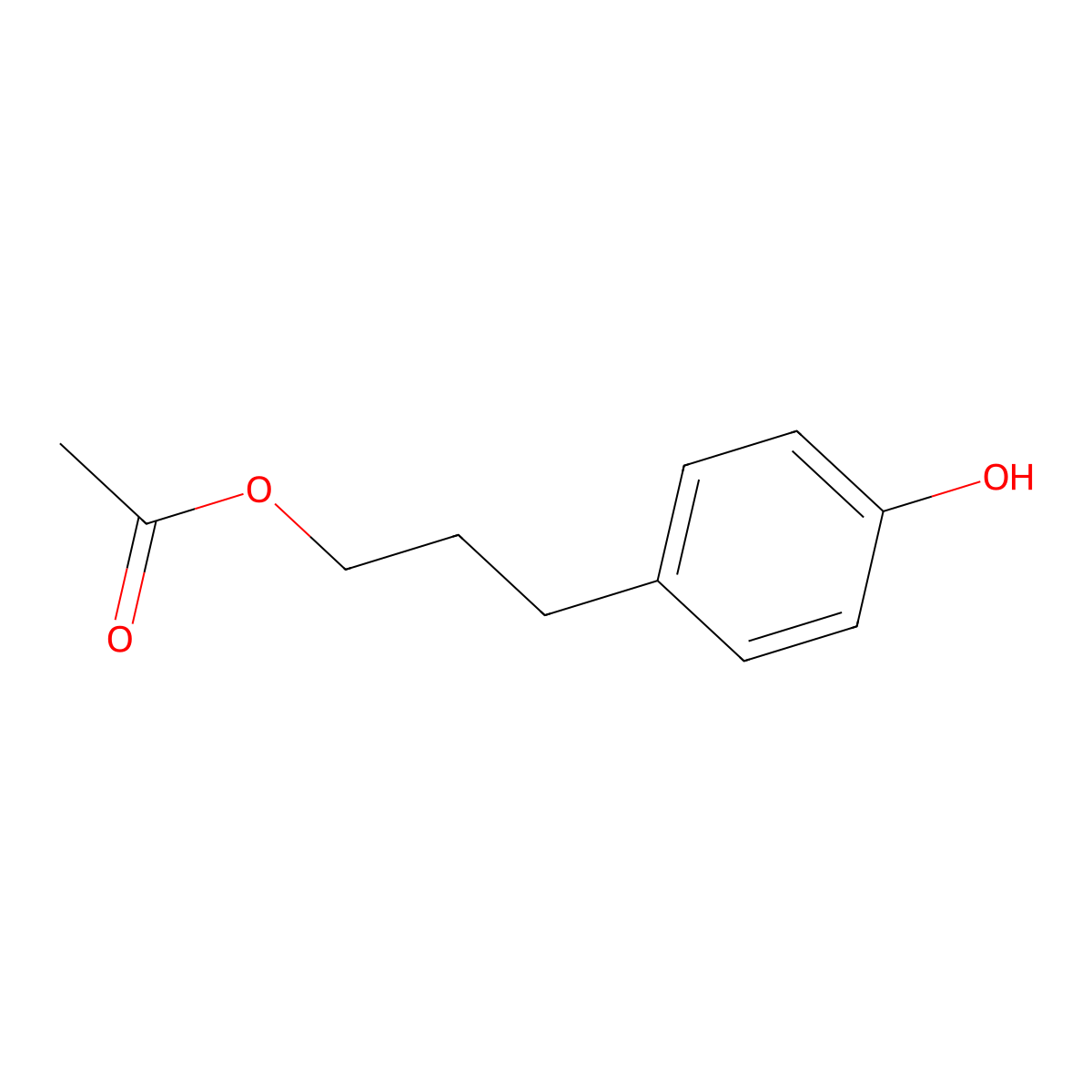 3-(4-hydroxyphenyl)propyl Acetate molecular structure, CAS 80373-18-8