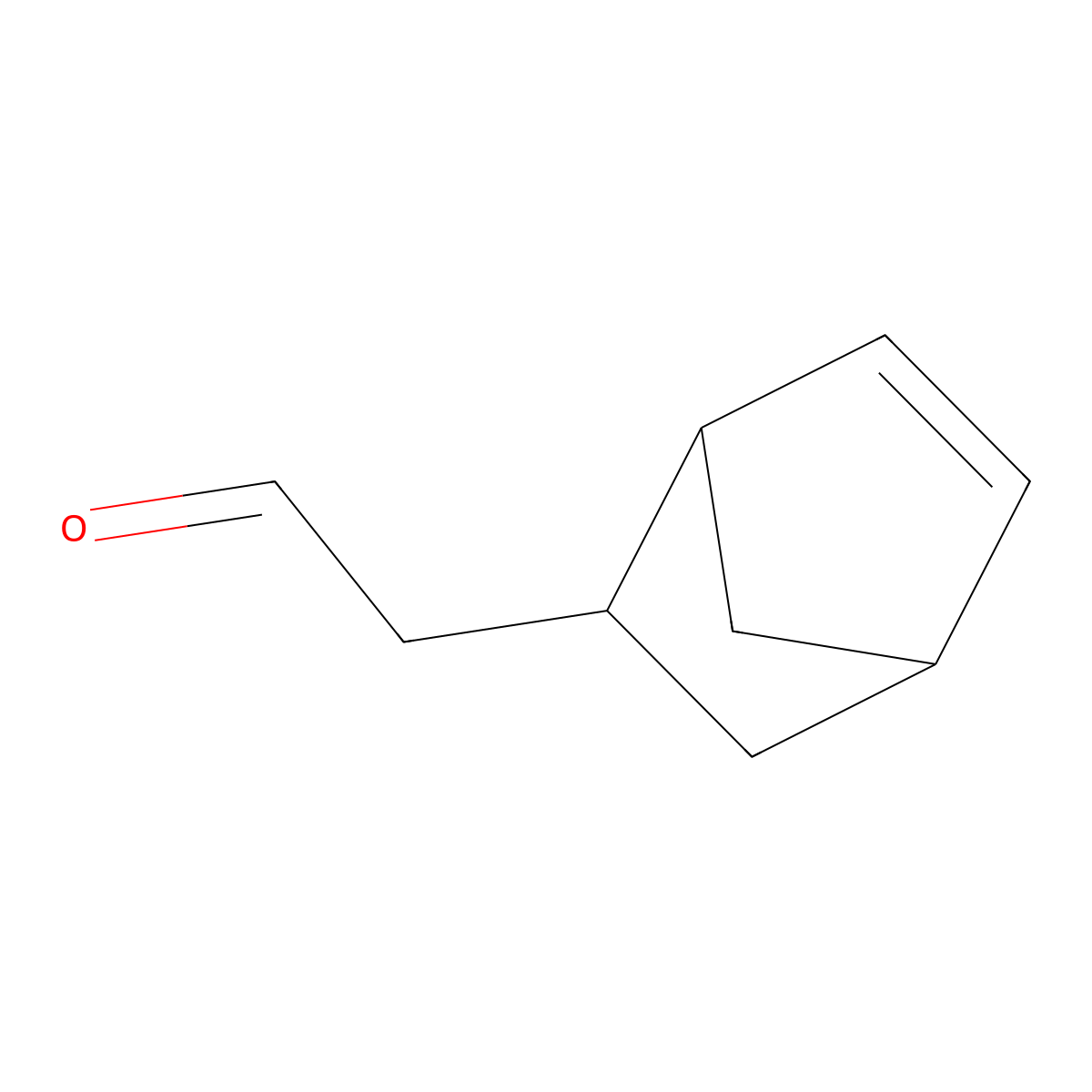 2-(Bicyclo(2.2.1)hept-5-en-2-yl)acetaldehyde molecular structure, CAS 80376-88-1