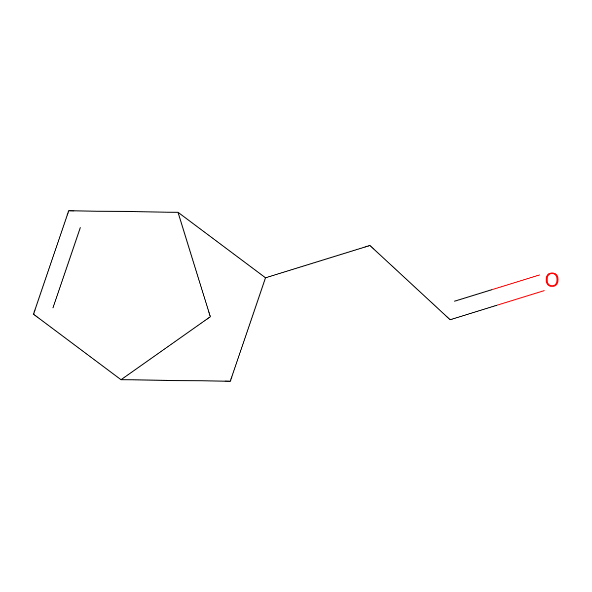 2-(Bicyclo(2.2.1)hept-5-en-2-yl)acetaldehyde molecular structure, CAS 80376-88-1