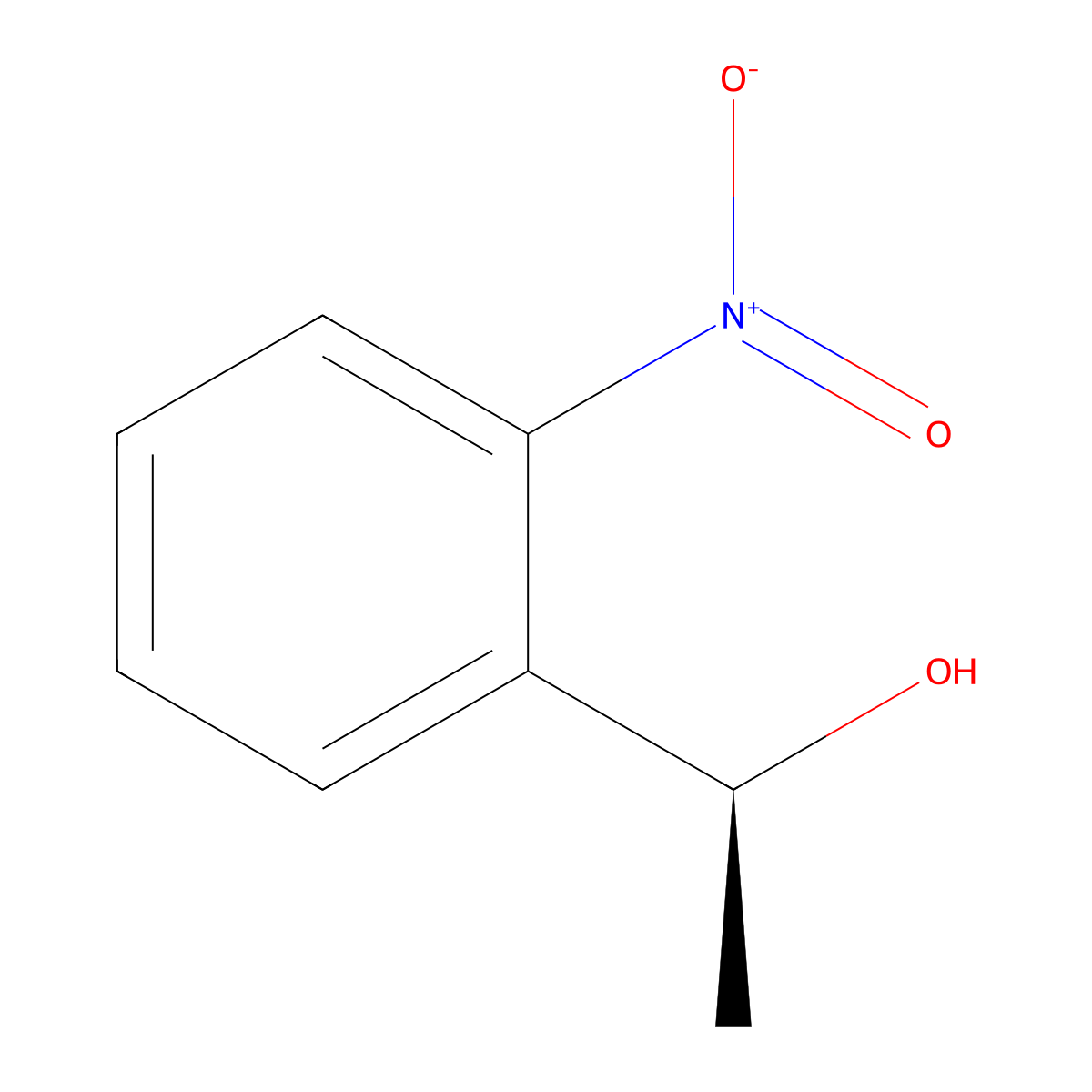 (1S)-1-(2-nitrophenyl)ethan-1-ol molecular structure, CAS 80379-10-8