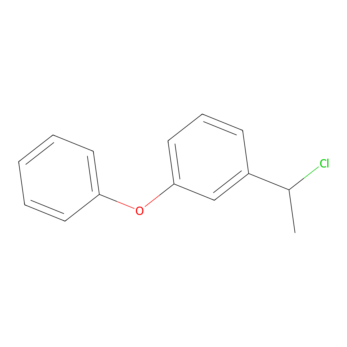 1-(1-Chloroethyl)-3-phenoxybenzene molecular structure, CAS 80379-89-1