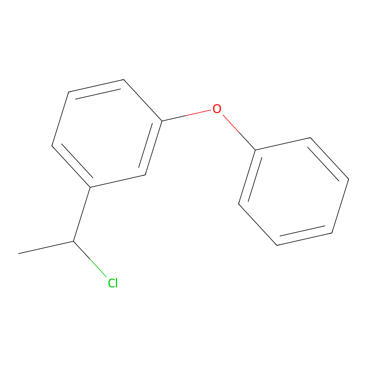 1-(1-Chloroethyl)-3-phenoxybenzene molecular structure, CAS 80379-89-1