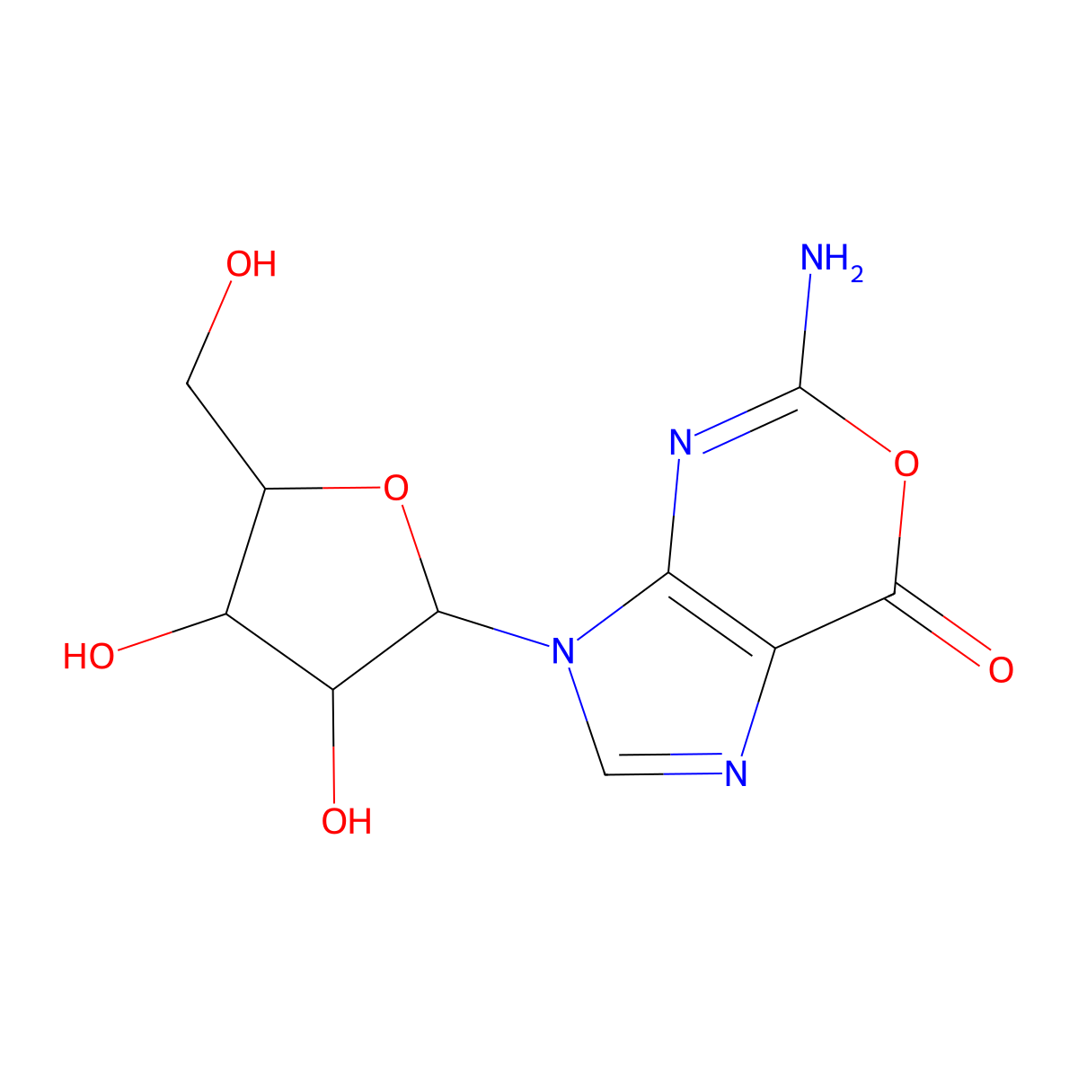 Oxanosine molecular structure, CAS 80394-72-5
